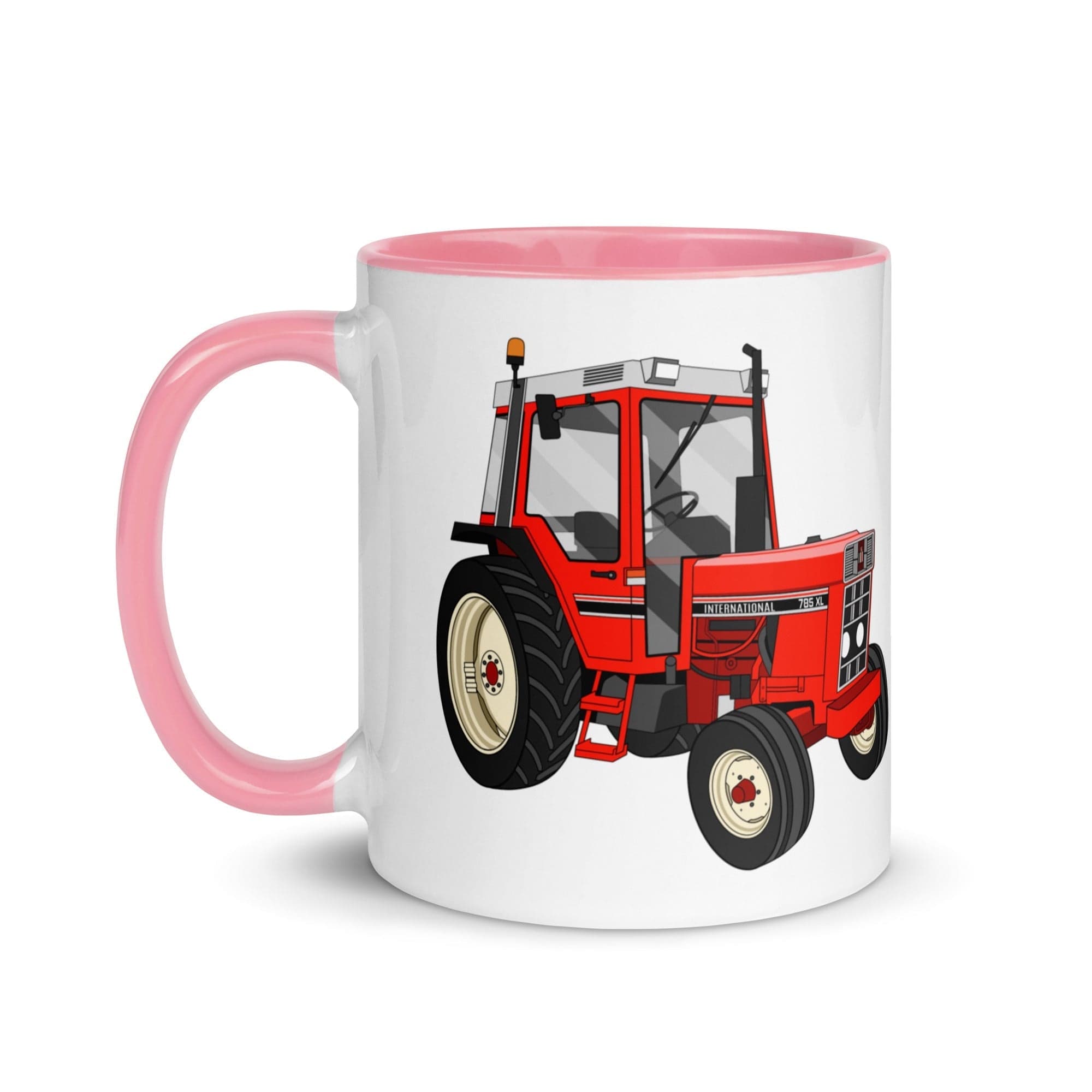 The Tractors Mugs Store Mug with Color Inside International 785 Mug with Color Inside Quality Farmers Merch