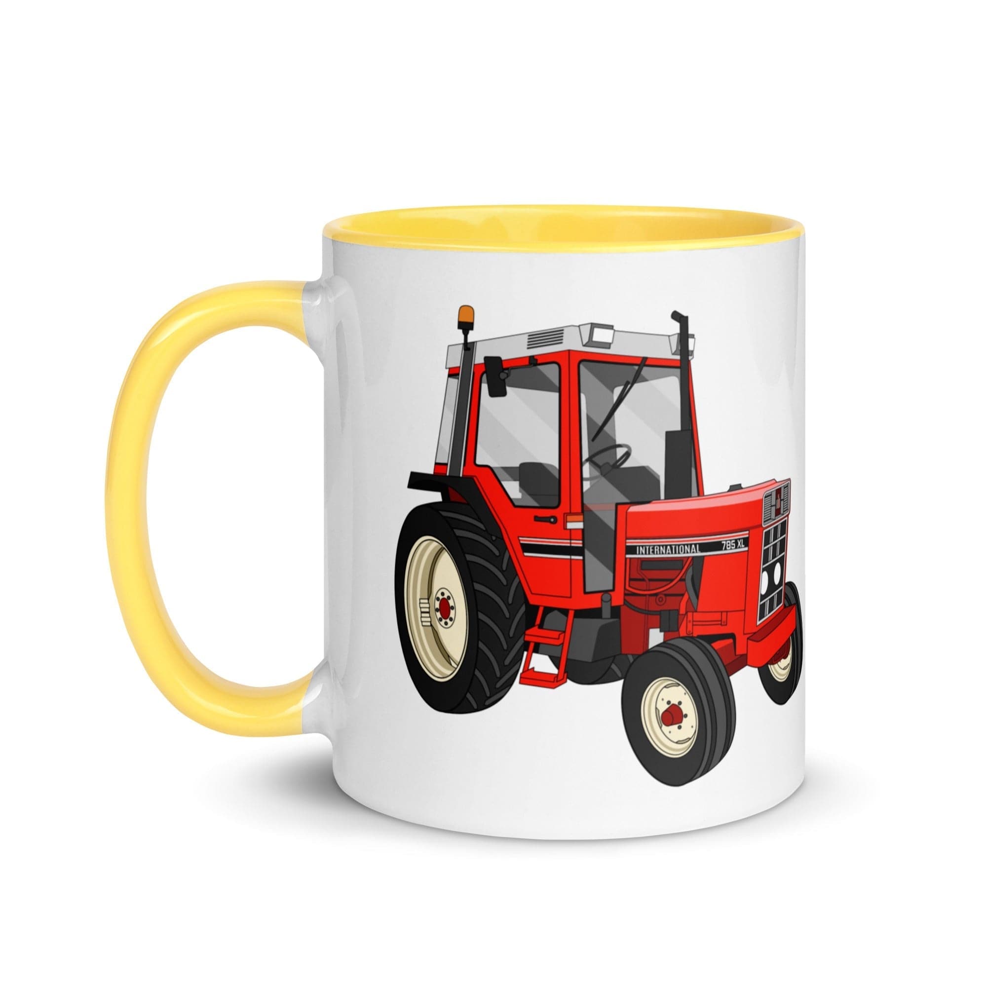 The Tractors Mugs Store Mug with Color Inside International 785 Mug with Color Inside Quality Farmers Merch