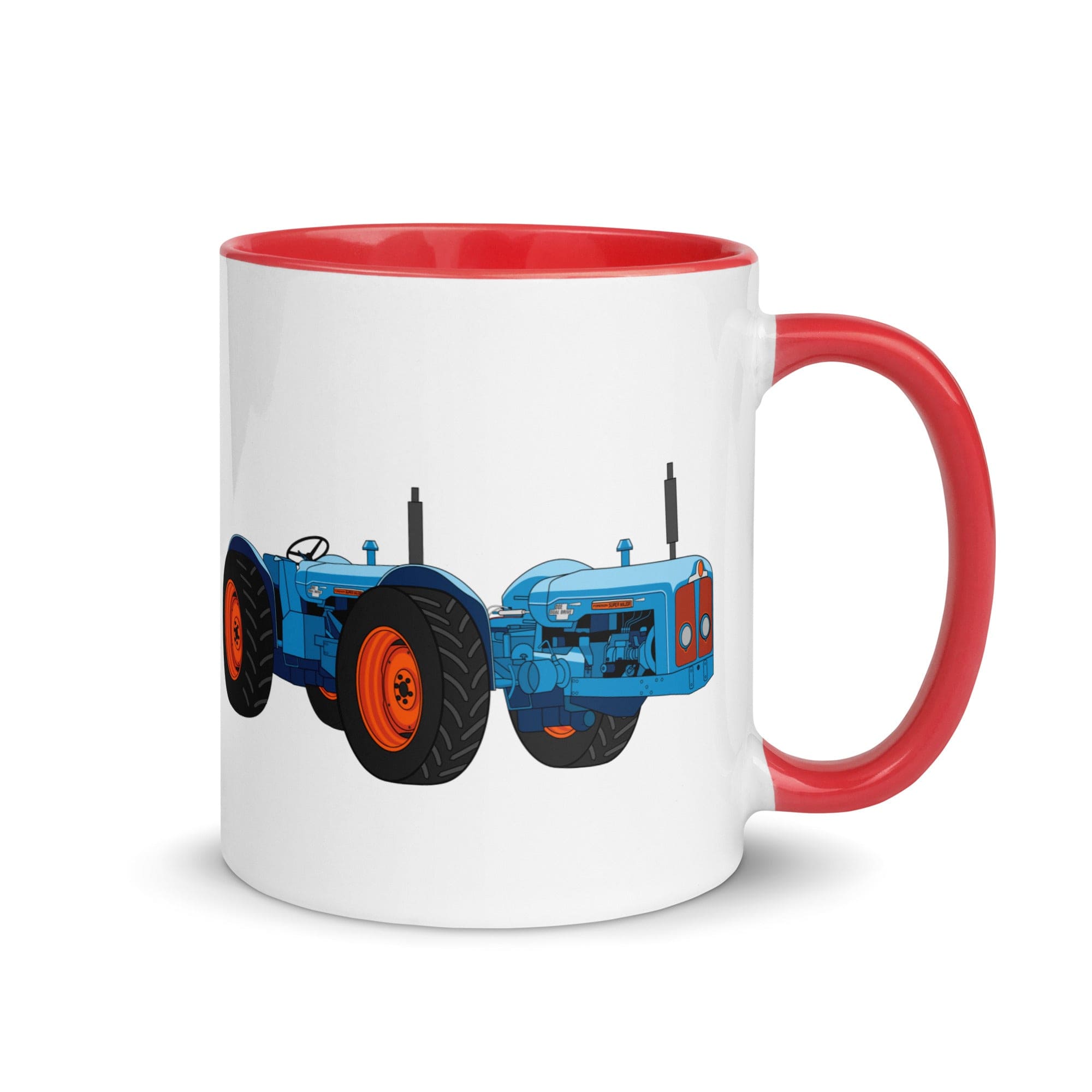 The Tractors Mugs Store Mug with Color Inside Red Doe Triple D (1962) Mug with Color Inside Quality Farmers Merch