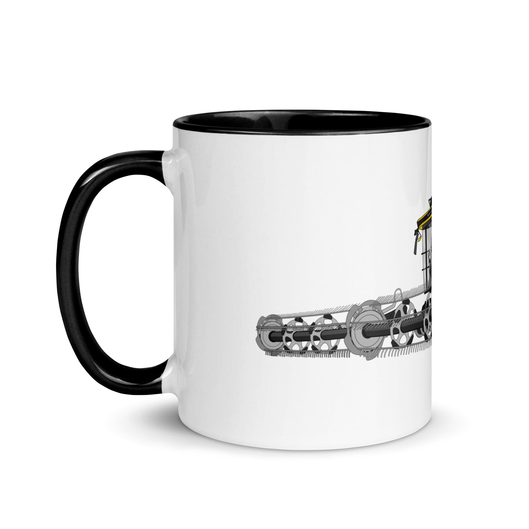 The Tractors Mugs Store New Holland CR Combine Harvester (2004) 2.0 Mug with Color Inside Quality Farmers Merch