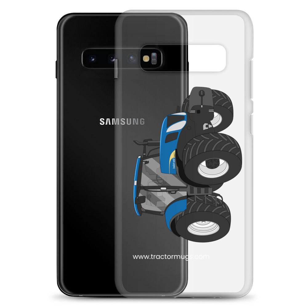 The Tractors Mugs Store New Holland The 7040 -1 Clear Case for SamsungĀ® Quality Farmers Merch