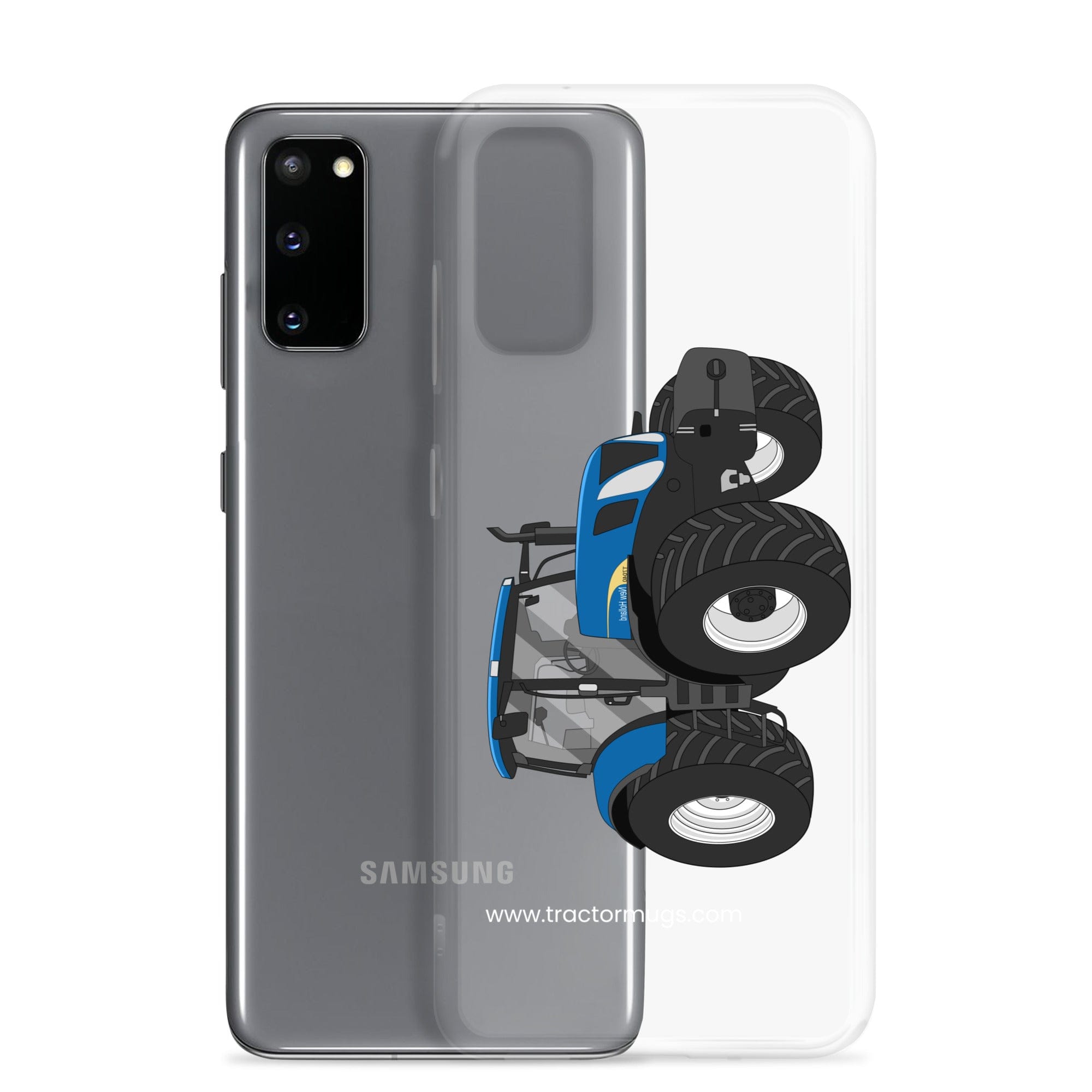 The Tractors Mugs Store New Holland The 7040 -1 Clear Case for SamsungĀ® Quality Farmers Merch