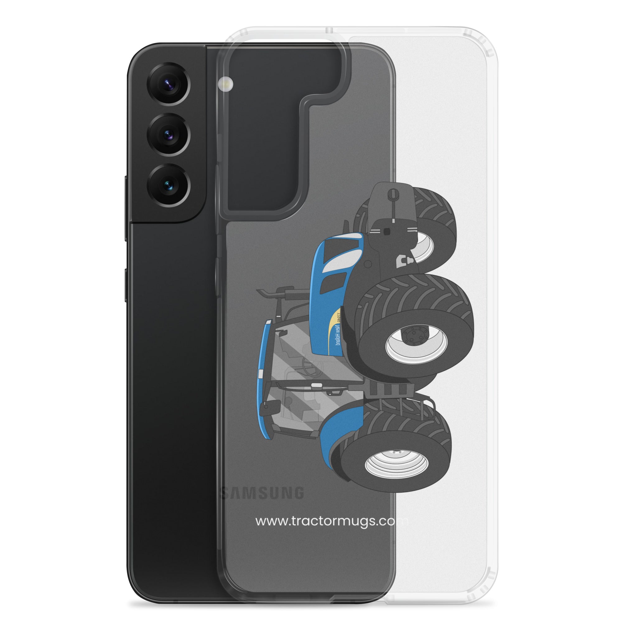 The Tractors Mugs Store New Holland The 7040 -1 Clear Case for SamsungĀ® Quality Farmers Merch