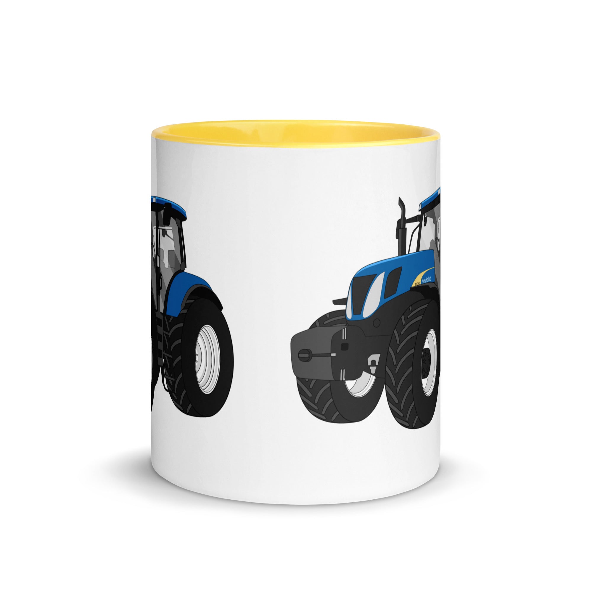 The Tractors Mugs Store New Holland The 7040 -1 Mug with Color Inside Quality Farmers Merch