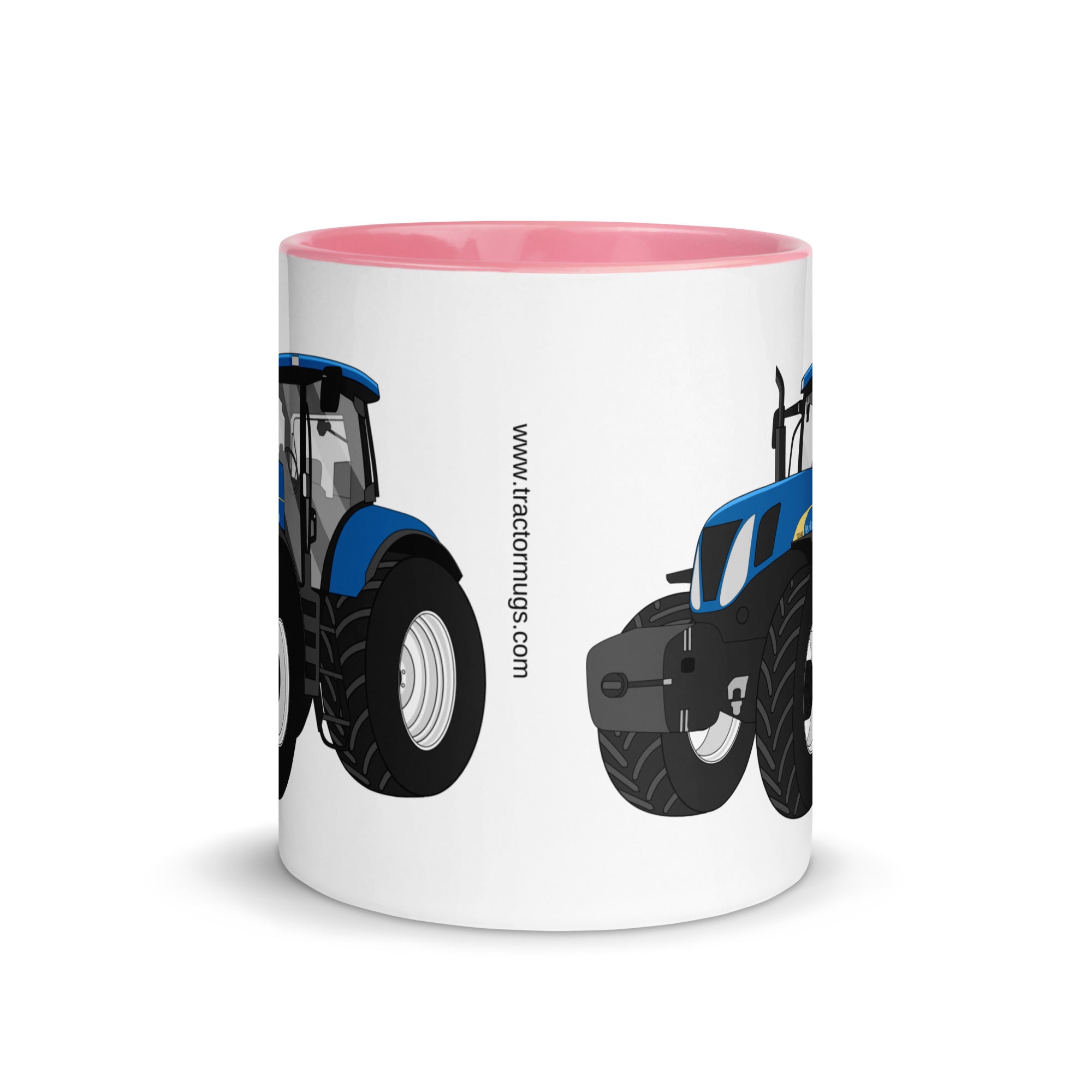 The Tractors Mugs Store New Holland The 7040 -1 Mug with Color Inside Quality Farmers Merch