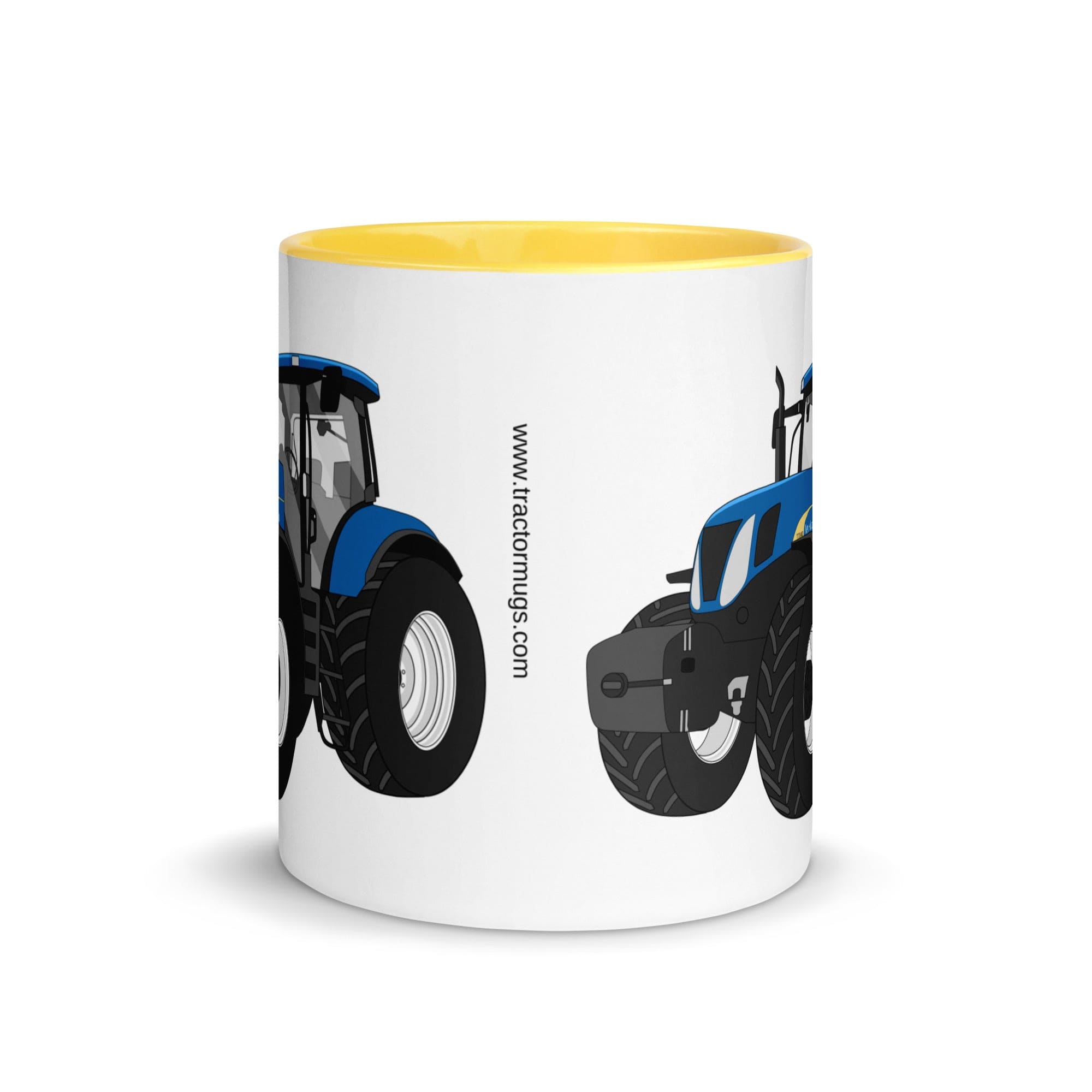 The Tractors Mugs Store New Holland The 7040 -1 Mug with Color Inside Quality Farmers Merch