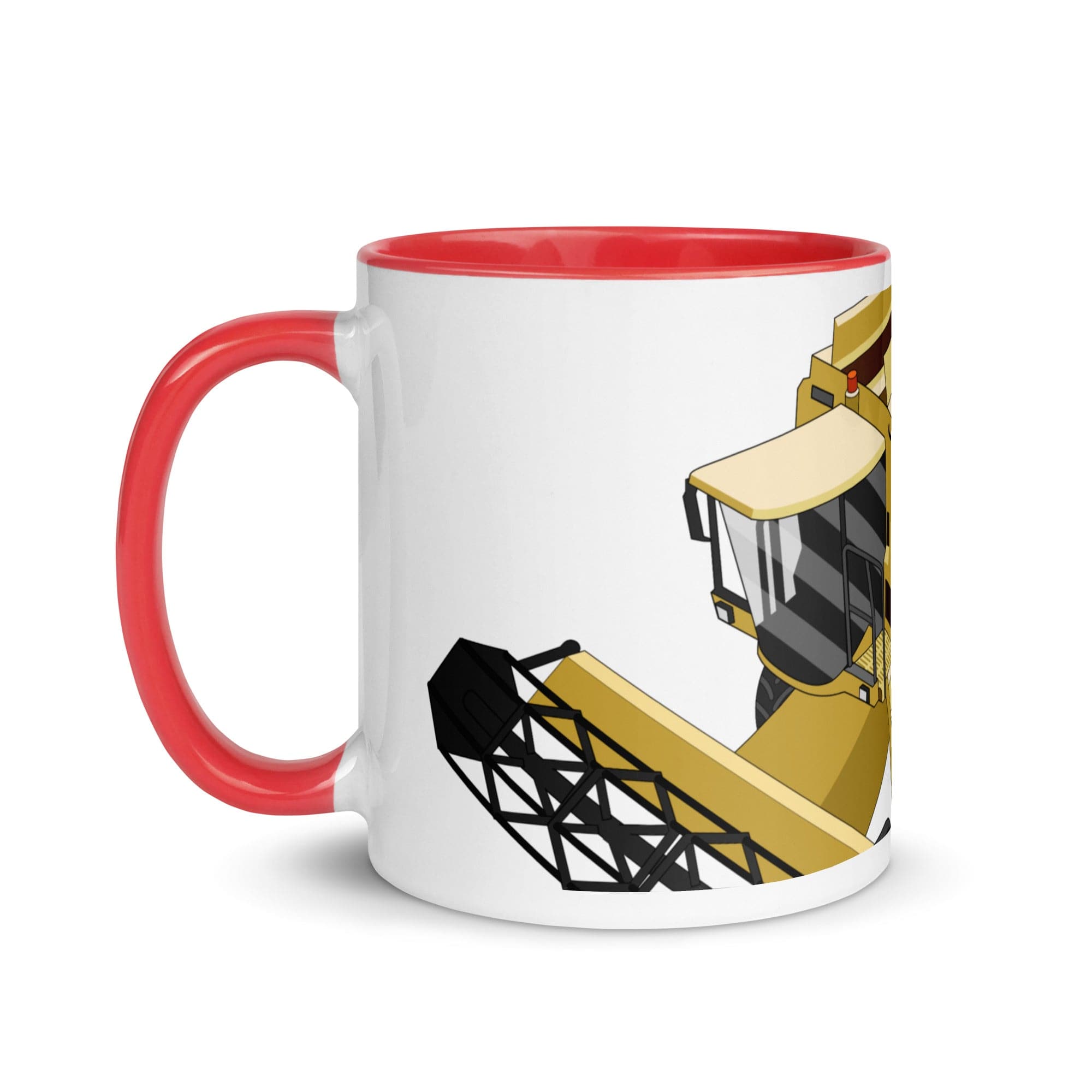 The Tractors Mugs Store New Holland TX 66 Combine Harvester 2.0 Mug with Color Inside Quality Farmers Merch