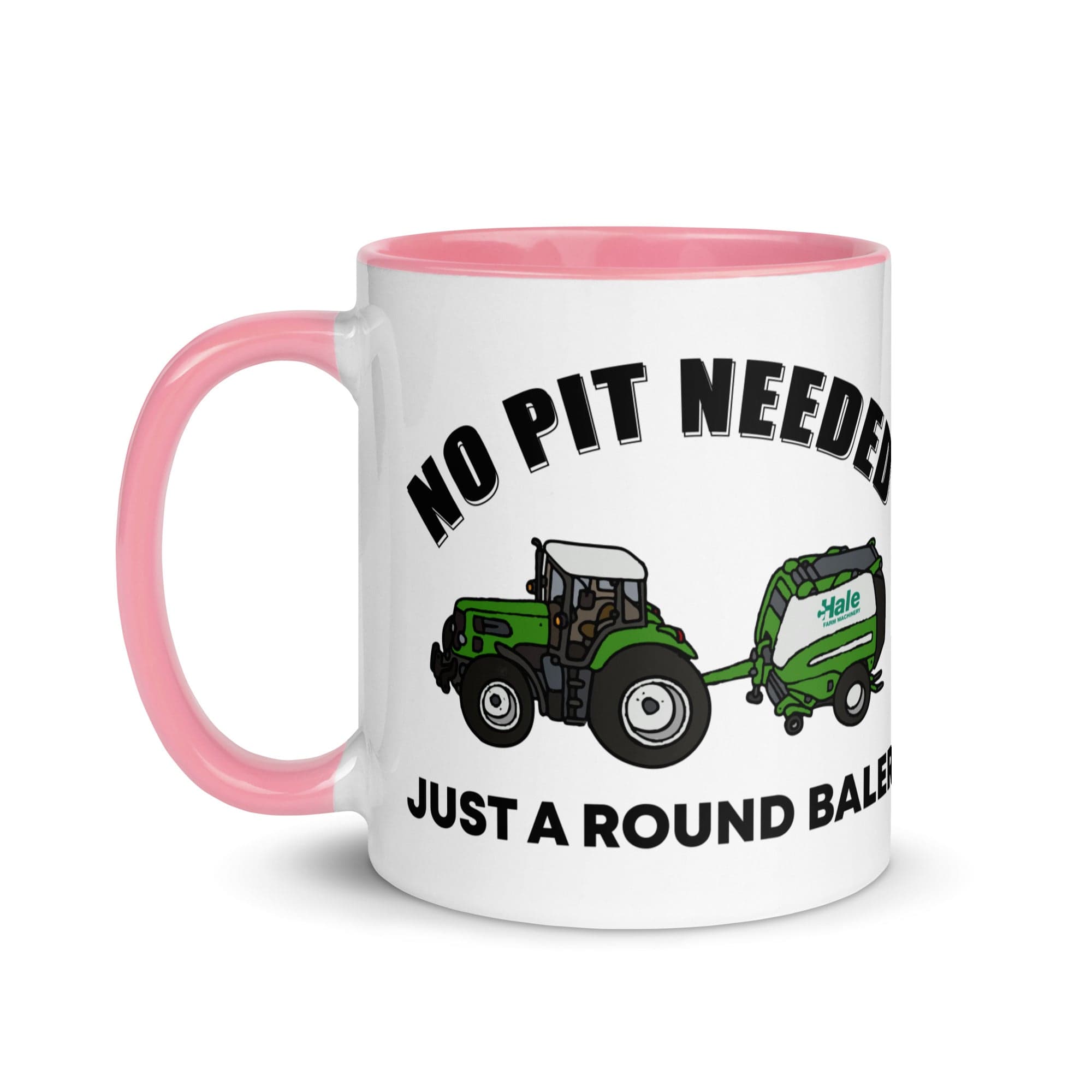 The Tractors Mugs Store No Pit Needed Mug with Color Inside Quality Farmers Merch
