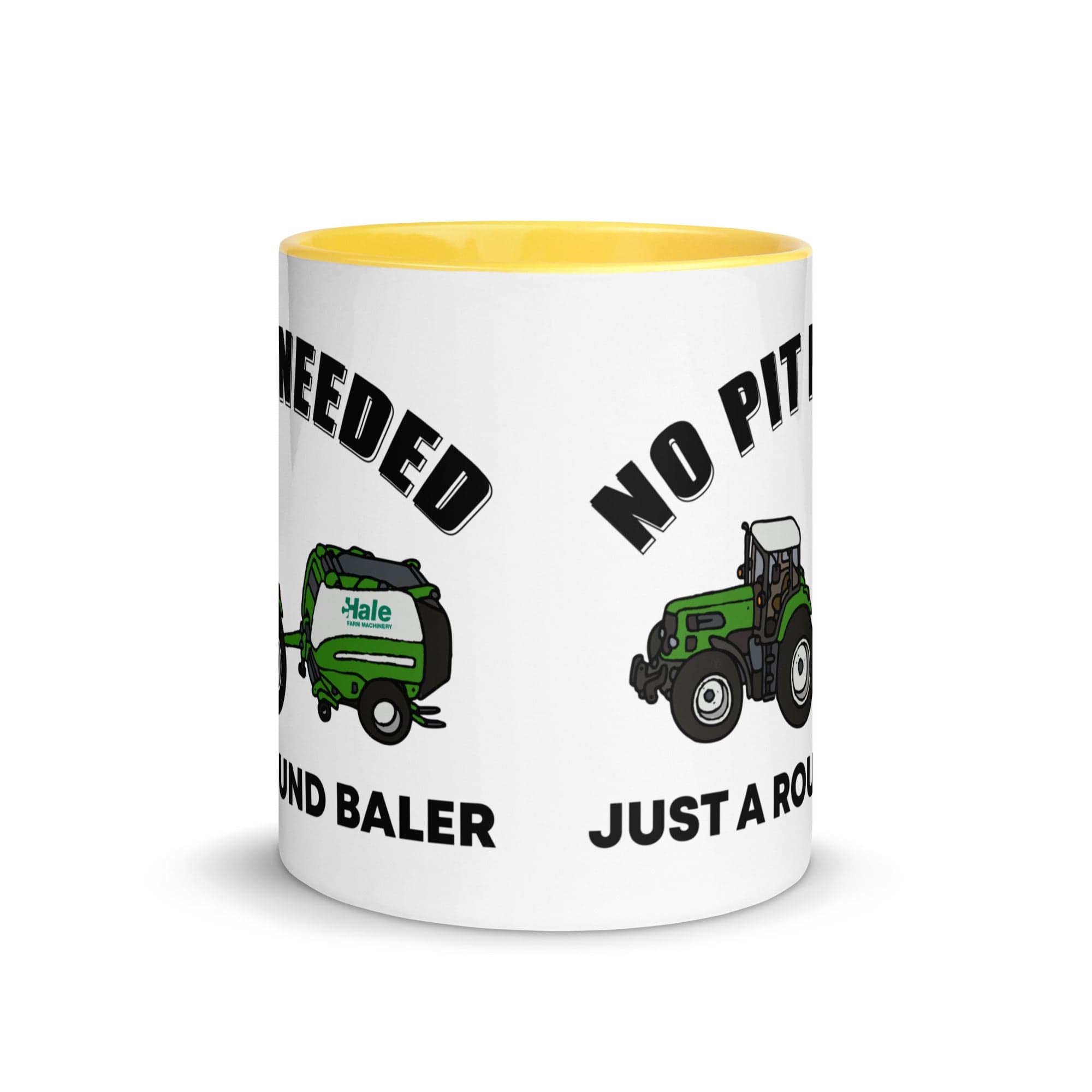 The Tractors Mugs Store No Pit Needed Mug with Color Inside Quality Farmers Merch