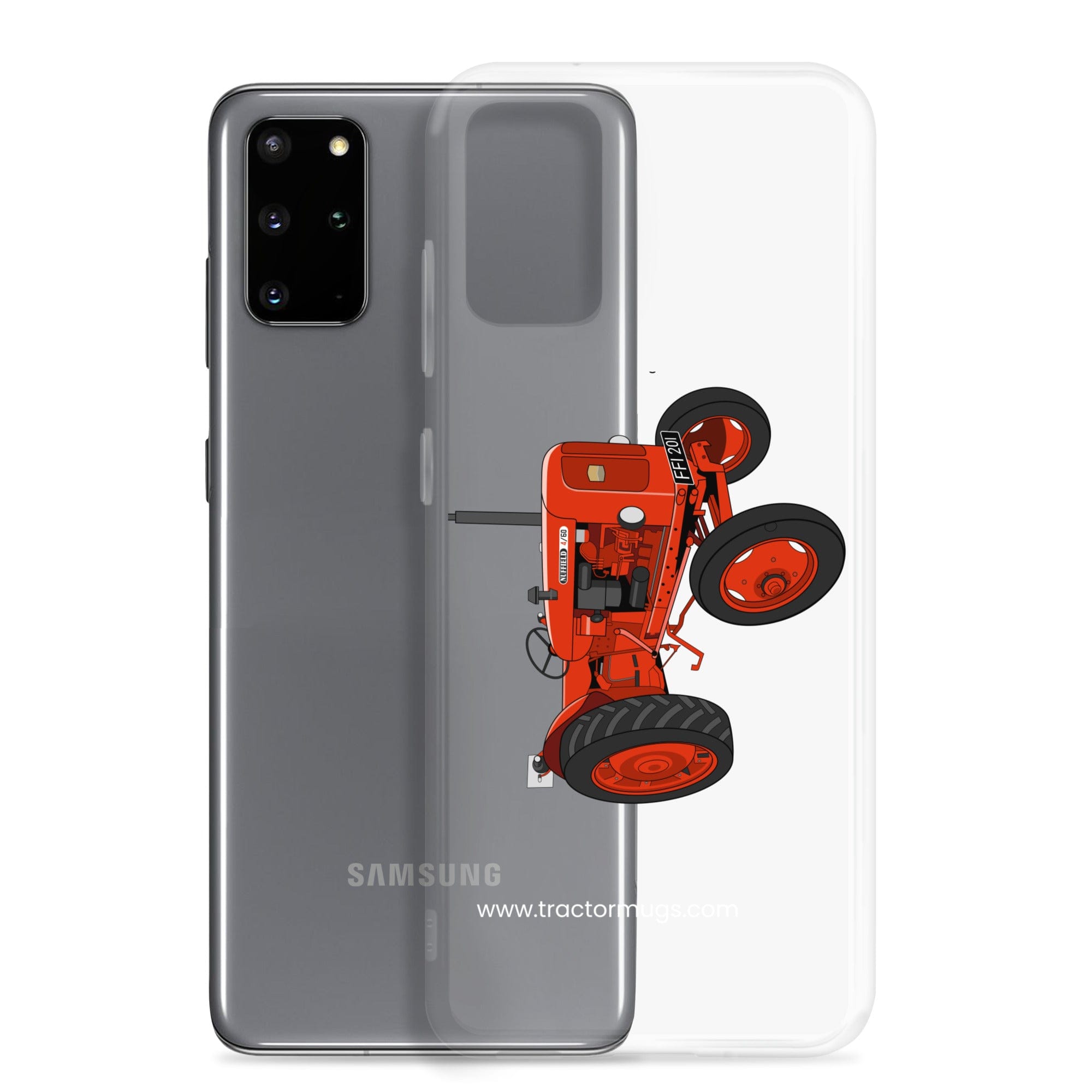 The Tractors Mugs Store Nuffield 4_60 Clear Case for SamsungĀ® Quality Farmers Merch