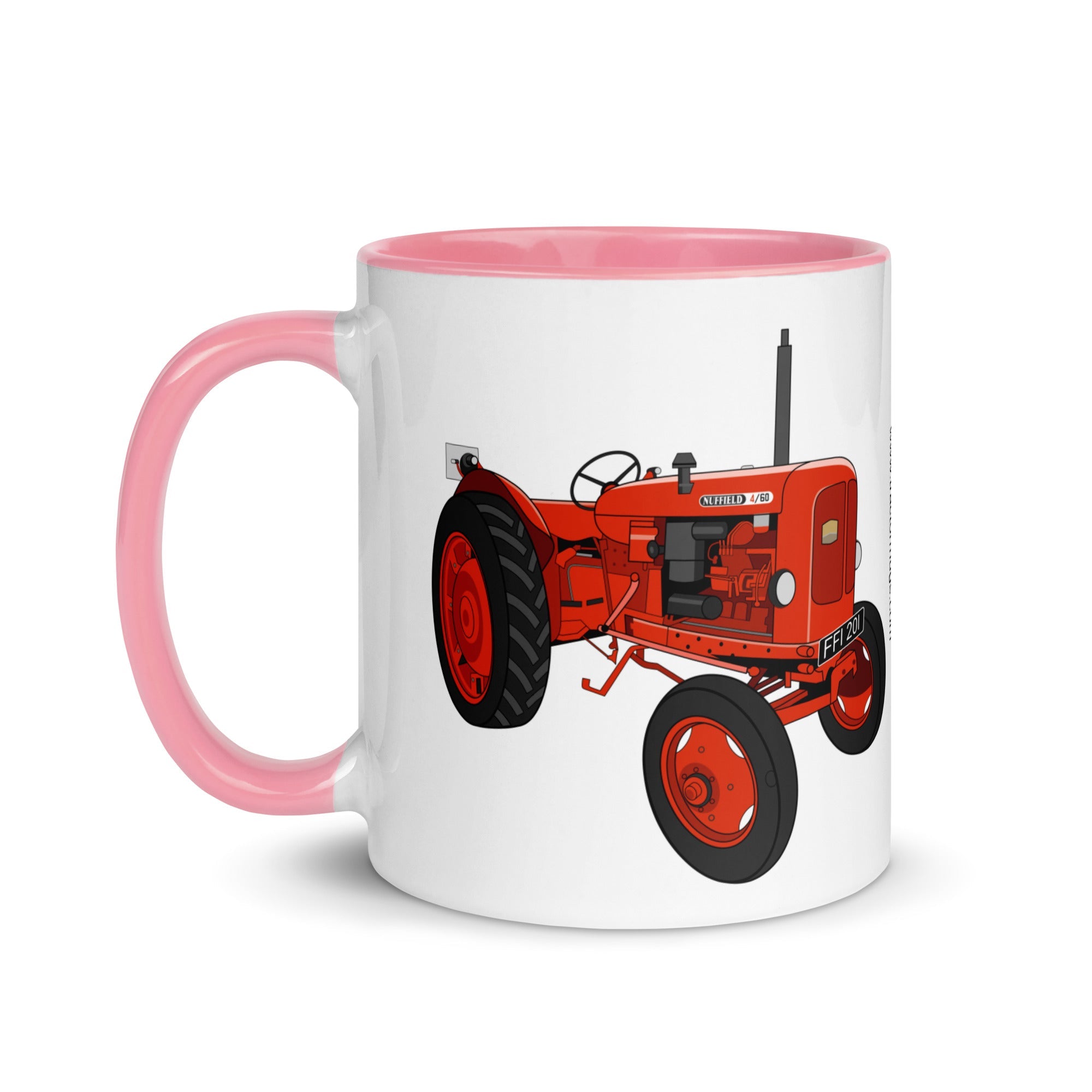 The Tractors Mugs Store Nuffield 4_60 Mug with Color Inside Quality Farmers Merch