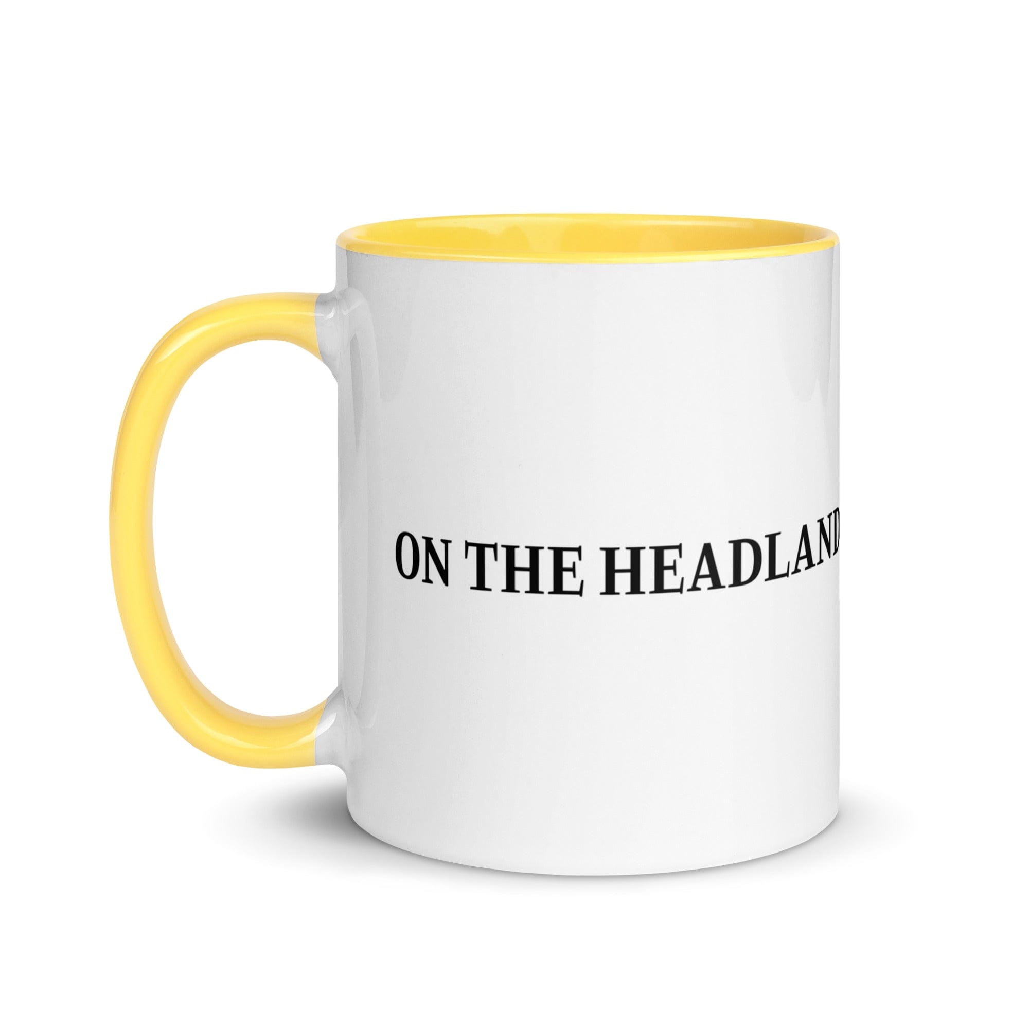 The Tractors Mugs Store On the Headland Mug with Color Inside Quality Farmers Merch