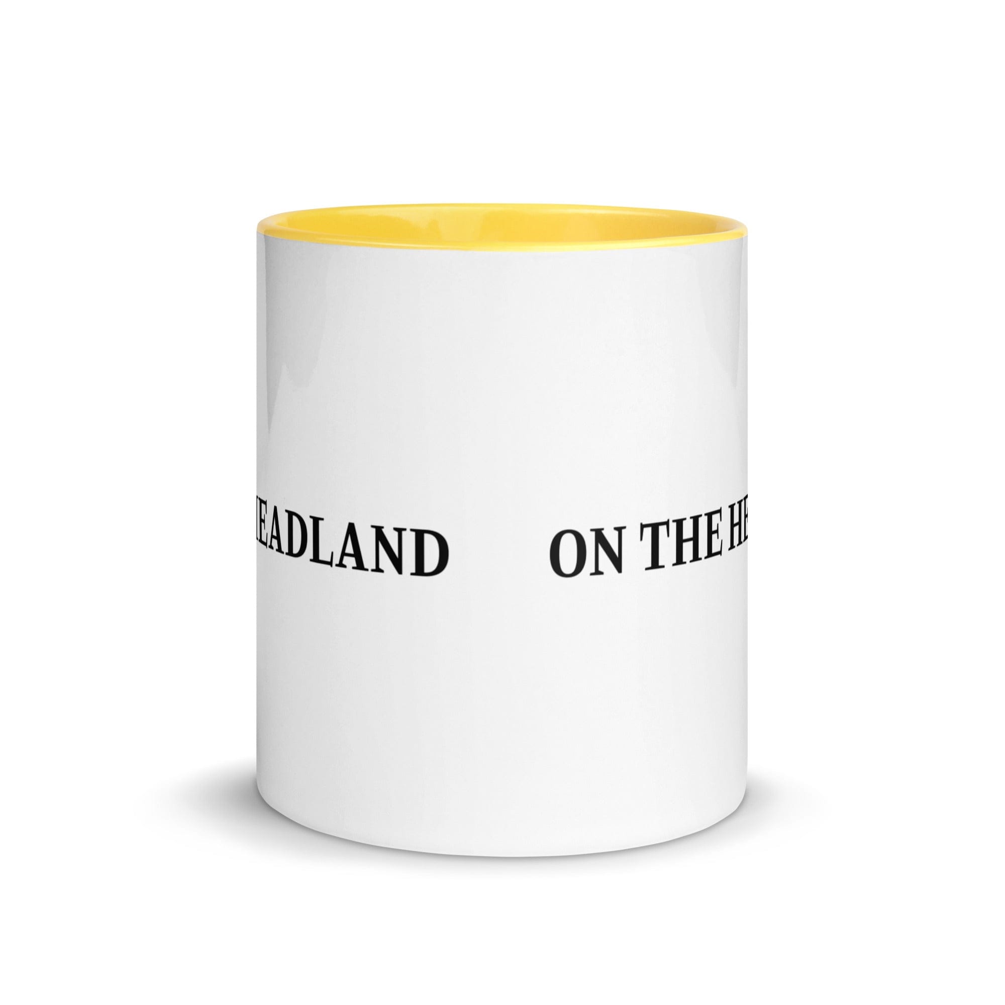 The Tractors Mugs Store On the Headland Mug with Color Inside Quality Farmers Merch