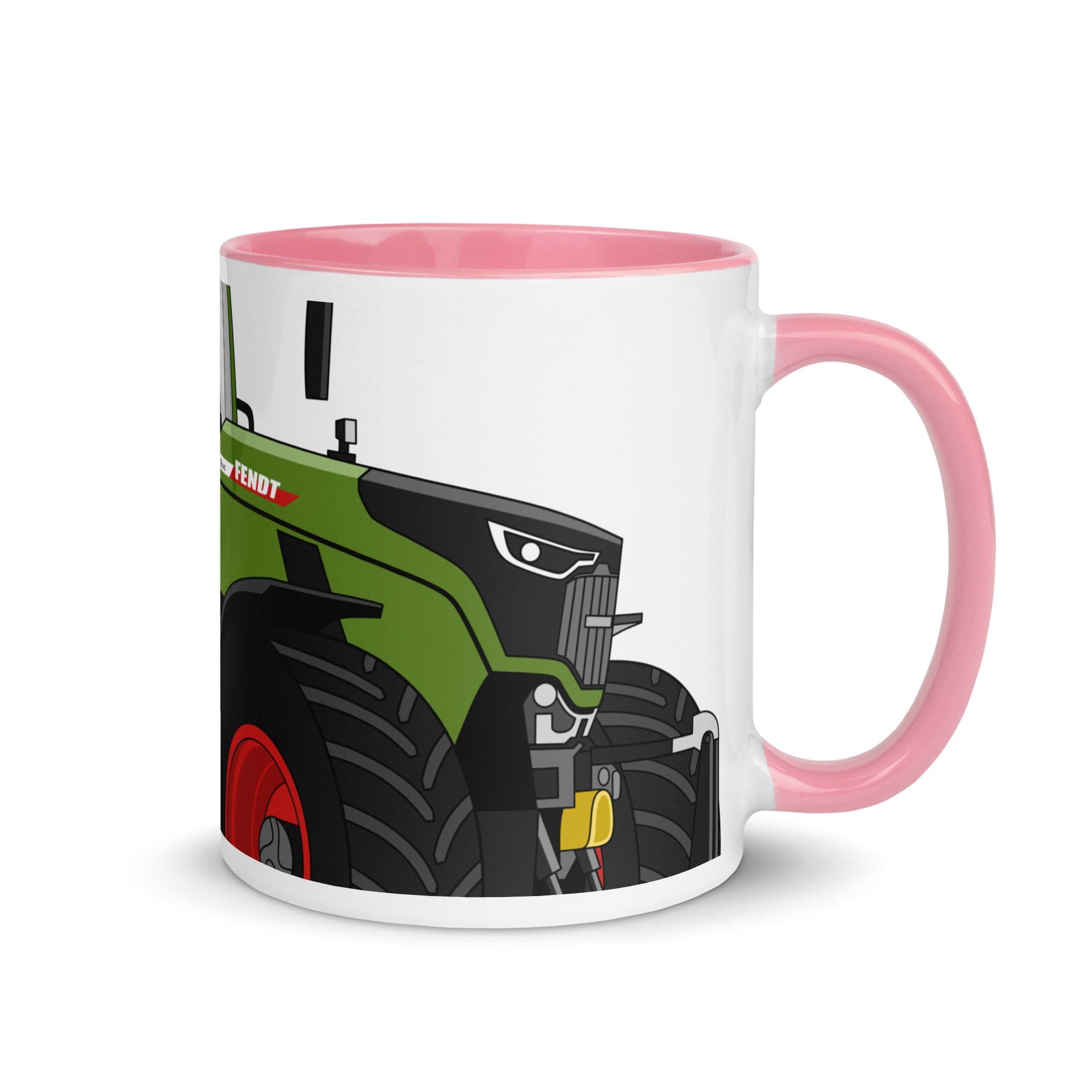 The Tractors Mugs Store Pink Fendt 728 Vario 20 Mug with Color Inside Quality Farmers Merch