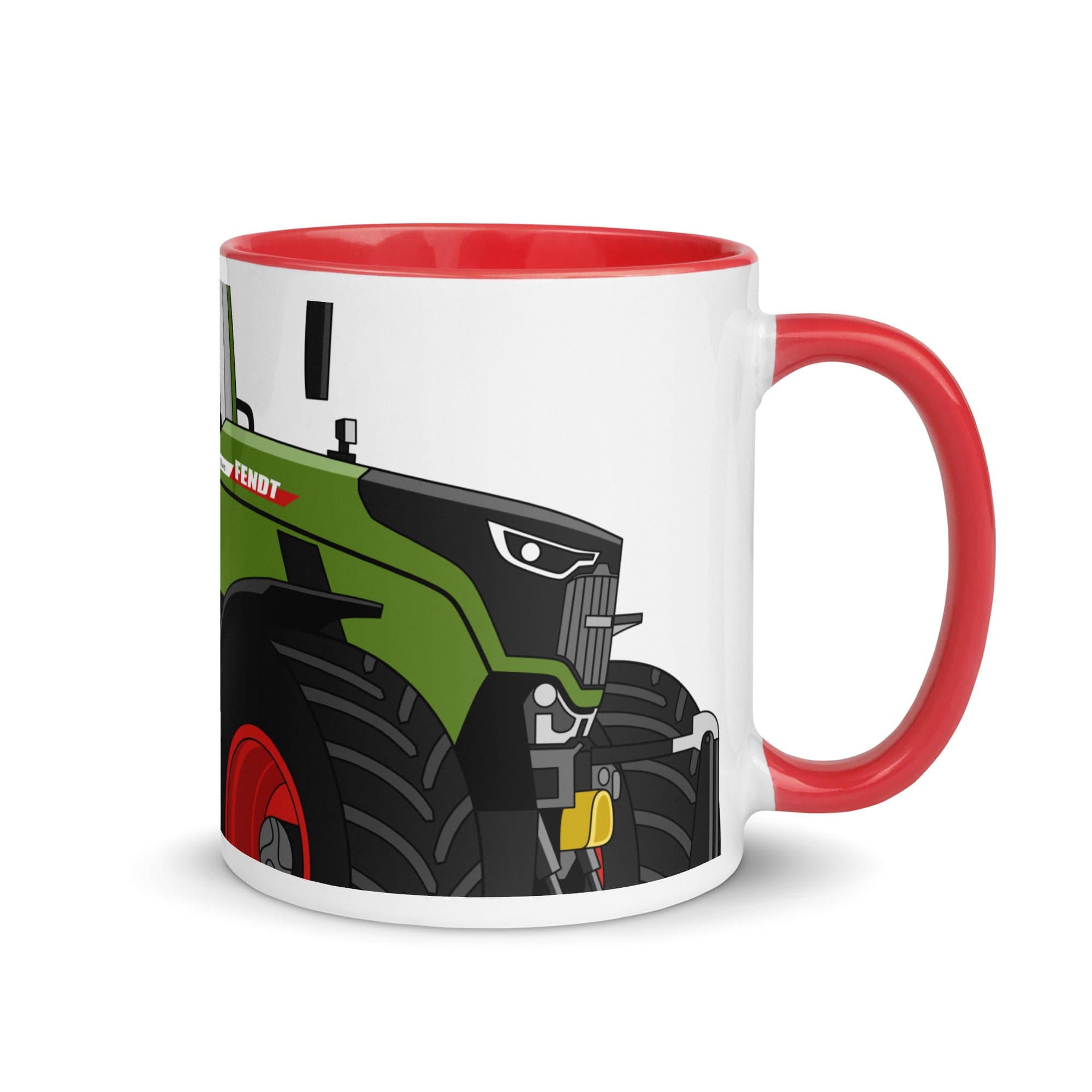 The Tractors Mugs Store Red Fendt 728 Vario 20 Mug with Color Inside Quality Farmers Merch