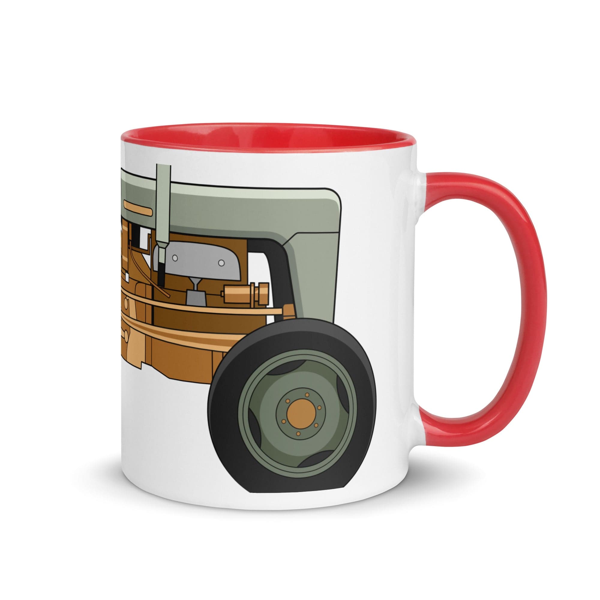 The Tractors Mugs Store Red Ferguson FE 35 (Copper Belly) 2.0 Mug with Color Inside Quality Farmers Merch