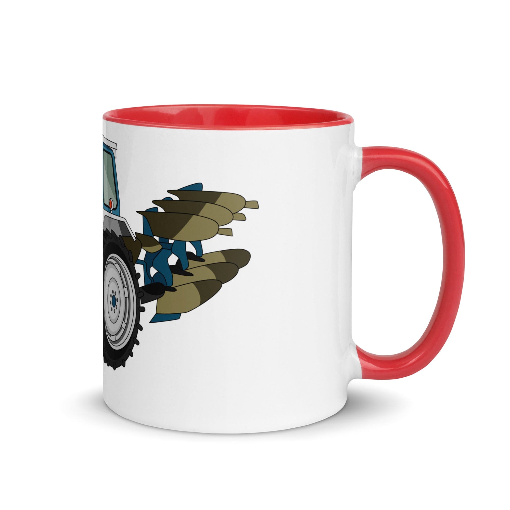 The Tractors Mugs Store Red Ford 5000 Mug with Color Inside Quality Farmers Merch