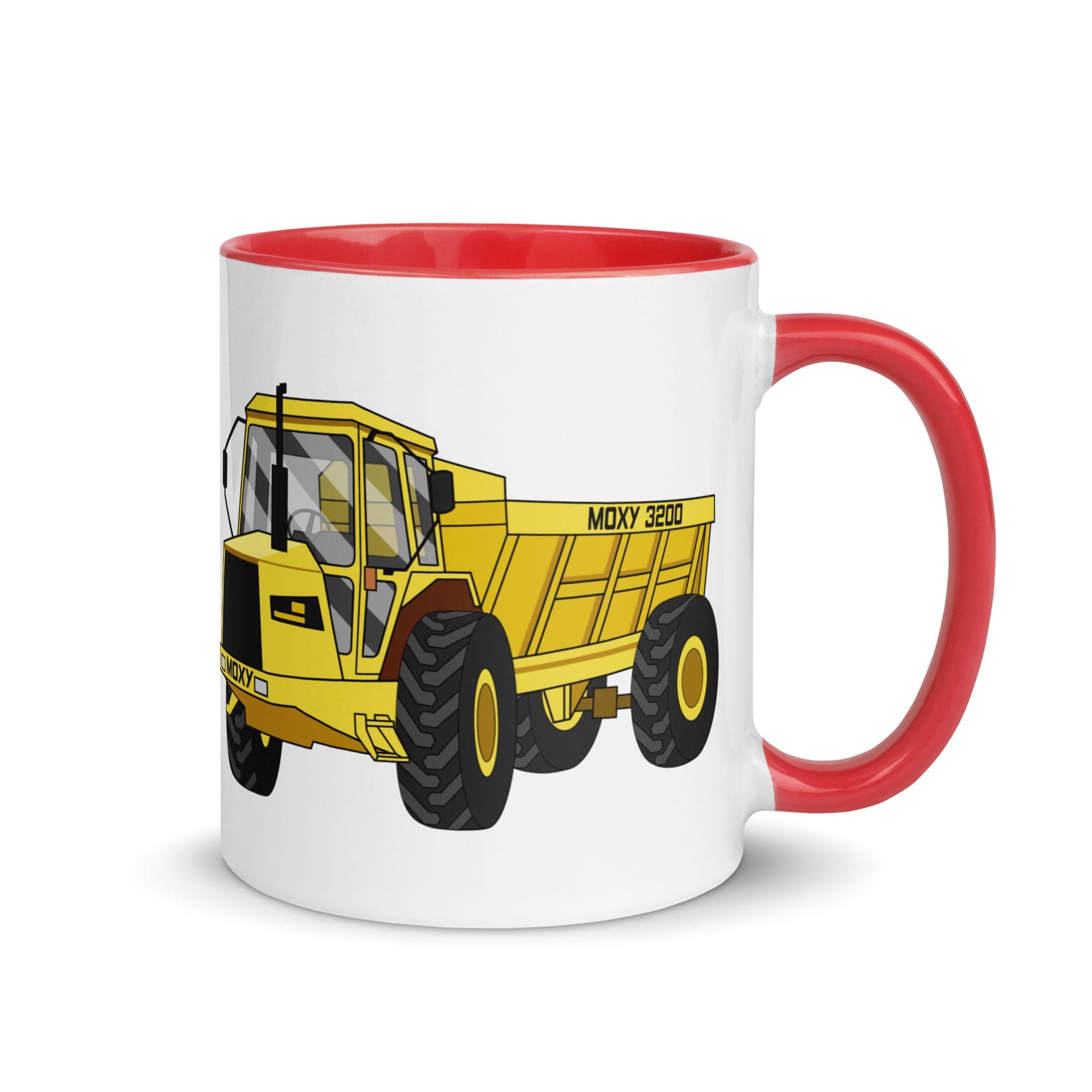 The Tractors Mugs Store Red Moxy 3200 Mug with Color Inside Quality Farmers Merch