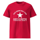 The Tractors Mugs Store Red / S Round Bale Star Unisex organic cotton t-shirt Quality Farmers Merch