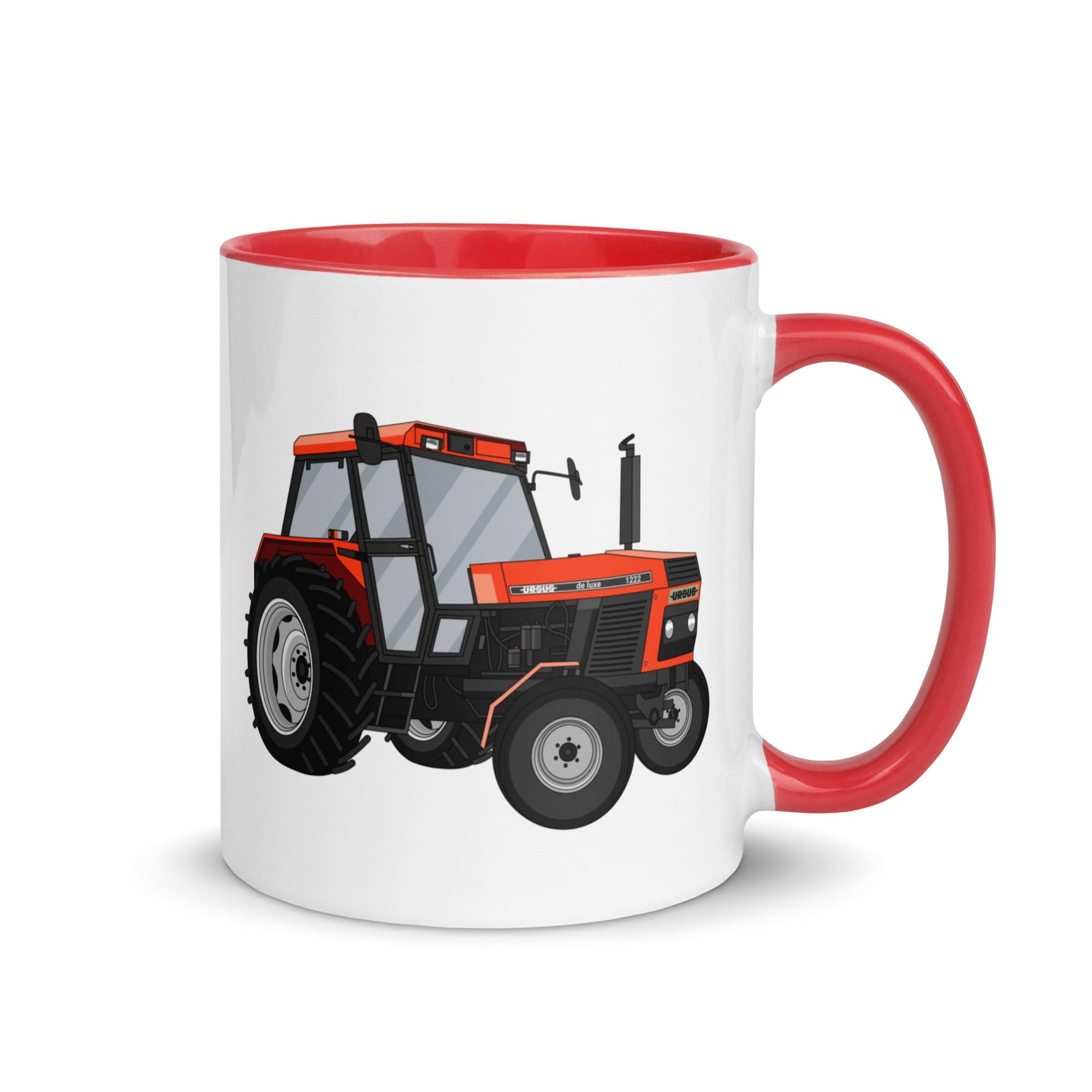 The Tractors Mugs Store Red Ursus 1222 Mug with Color Inside Quality Farmers Merch
