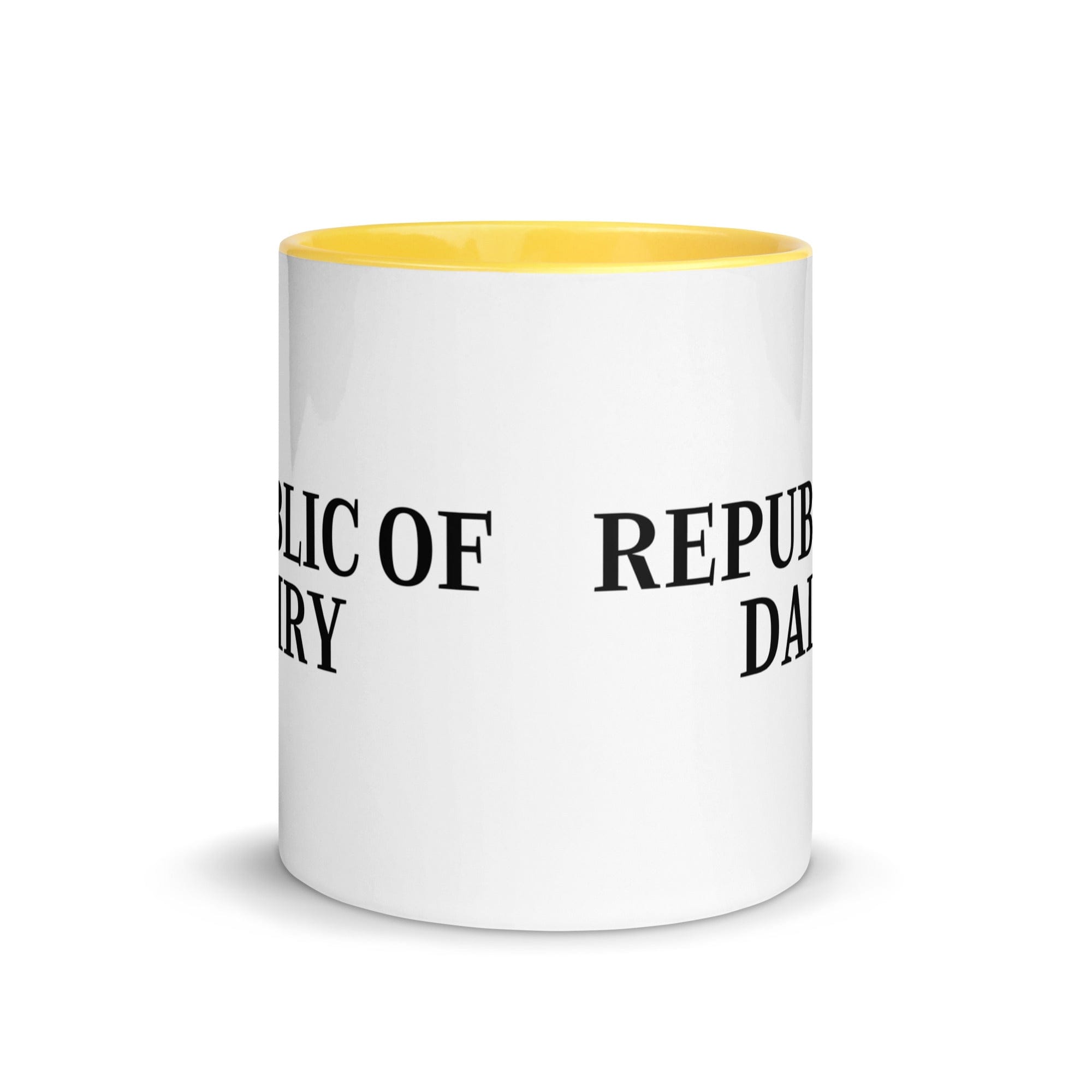 The Tractors Mugs Store Republic of Dairy Mug with Color Inside Quality Farmers Merch