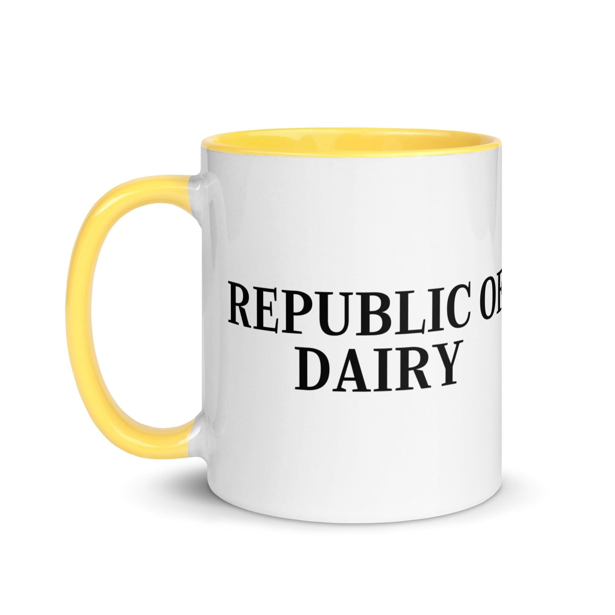 The Tractors Mugs Store Republic of Dairy Mug with Color Inside Quality Farmers Merch