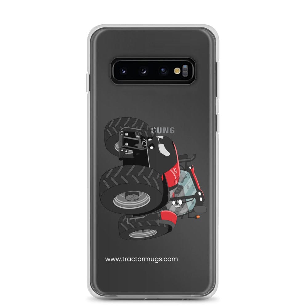 The Tractors Mugs Store Samsung Galaxy S10 Case IH Optum 300 CVX Clear Case for SamsungĀ® Quality Farmers Merch