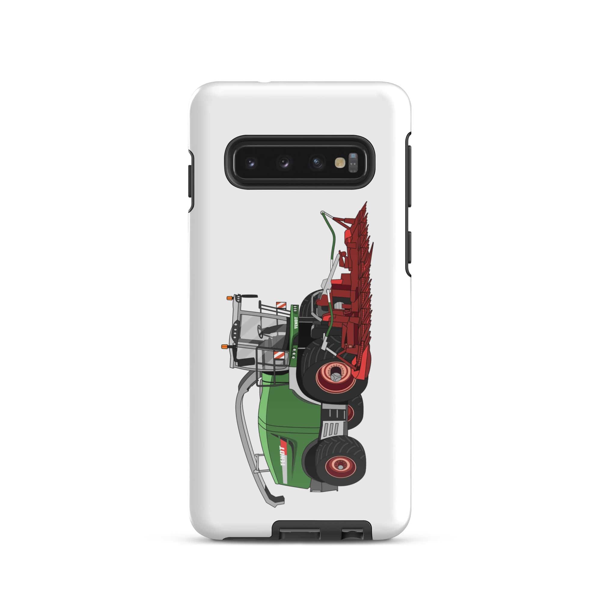 The Tractors Mugs Store Samsung Galaxy S10 Fendt Katana 85 Forage Harvester Tough case for SamsungĀ® Quality Farmers Merch