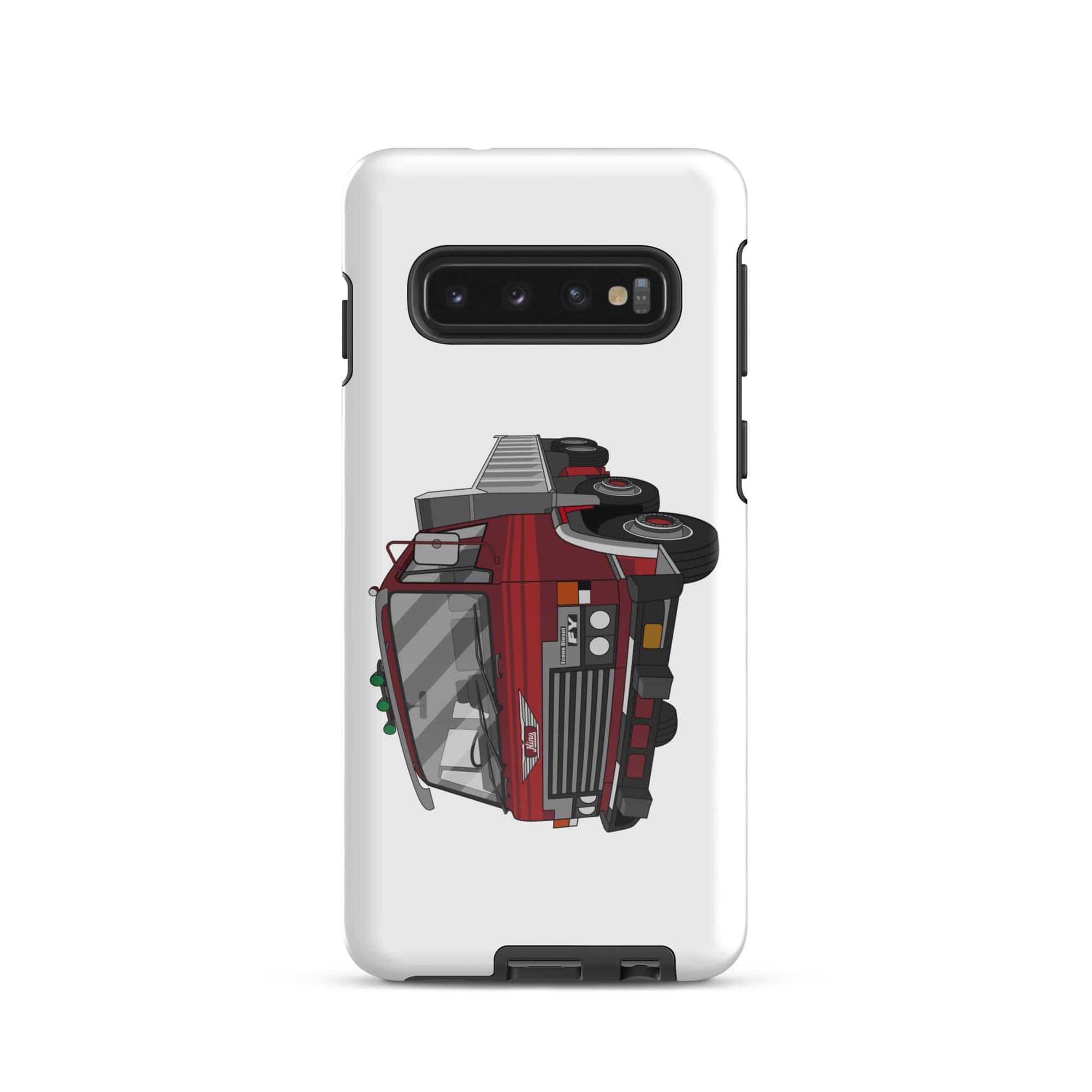 The Tractors Mugs Store Samsung Galaxy S10 Hino FY Tipper Tough case for SamsungĀ® Quality Farmers Merch