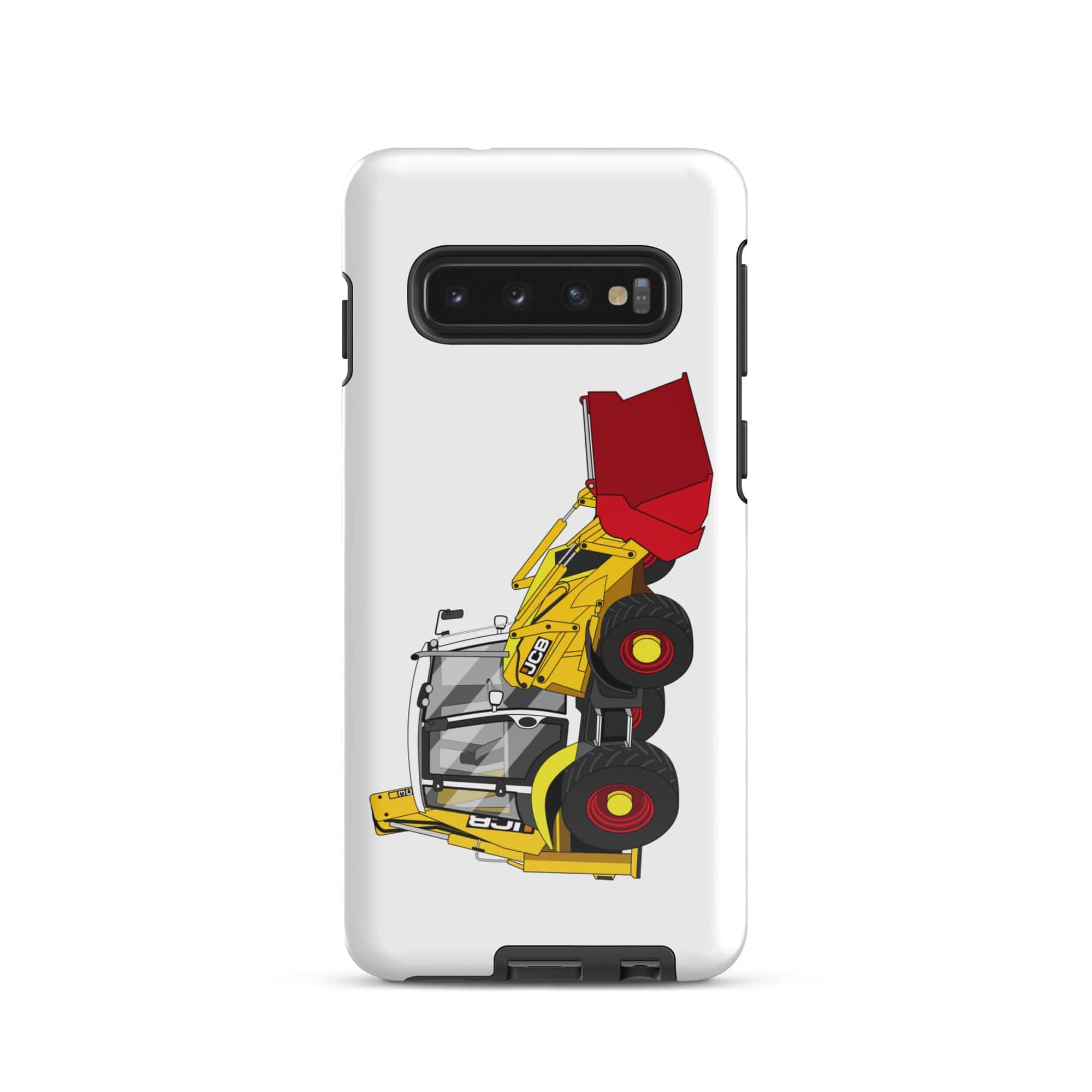 The Tractors Mugs Store Samsung Galaxy S10 JCB 3CX 70th Anniversary Edition Tough case for SamsungĀ® Quality Farmers Merch