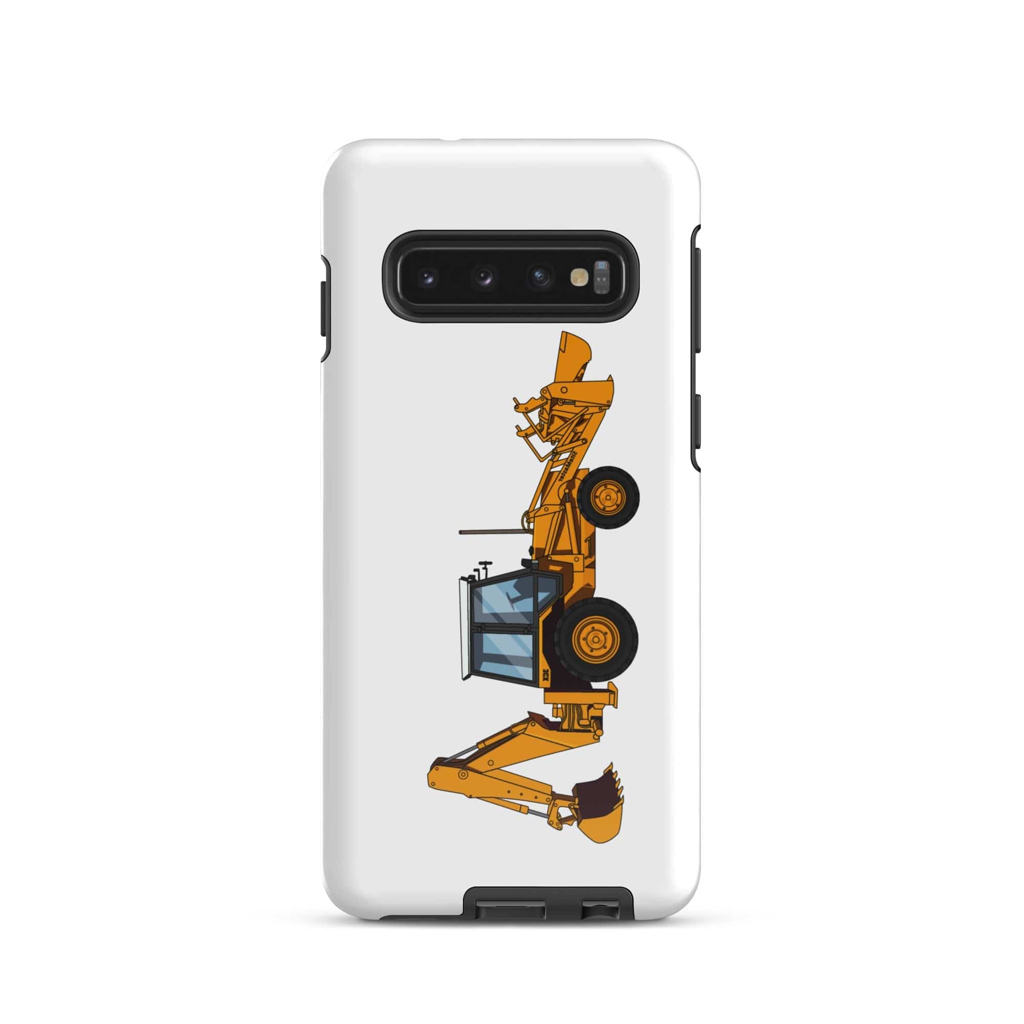 The Tractors Mugs Store Samsung Galaxy S10 JCB 3CX Tough case for SamsungĀ® Quality Farmers Merch