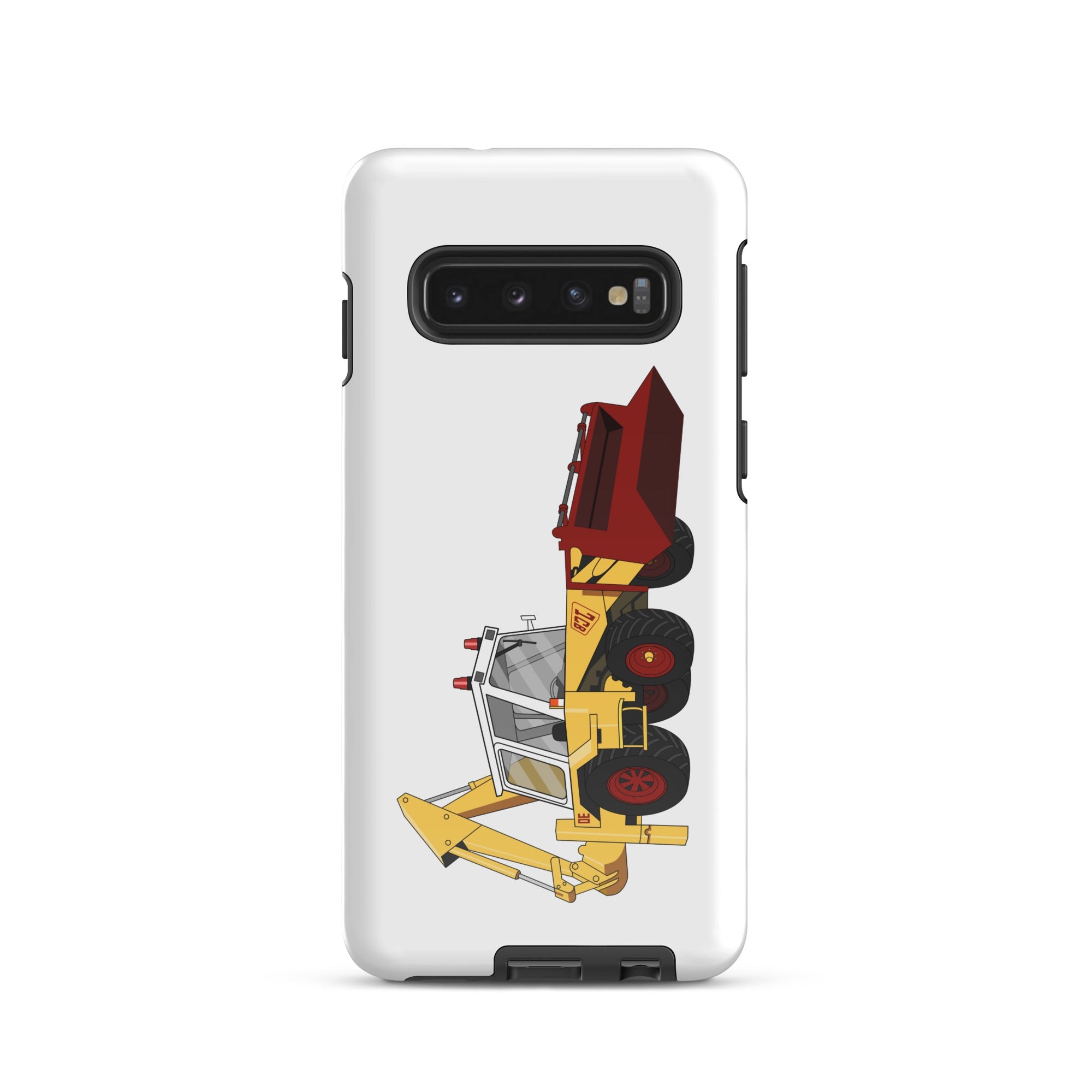 The Tractors Mugs Store Samsung Galaxy S10 JCB 3D (1975) Tough case for SamsungĀ® Quality Farmers Merch