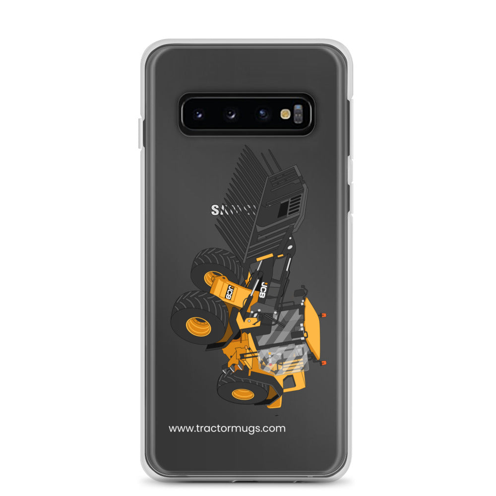 The Tractors Mugs Store Samsung Galaxy S10 JCB 435 S Farm Master Clear Case for SamsungĀ® Quality Farmers Merch