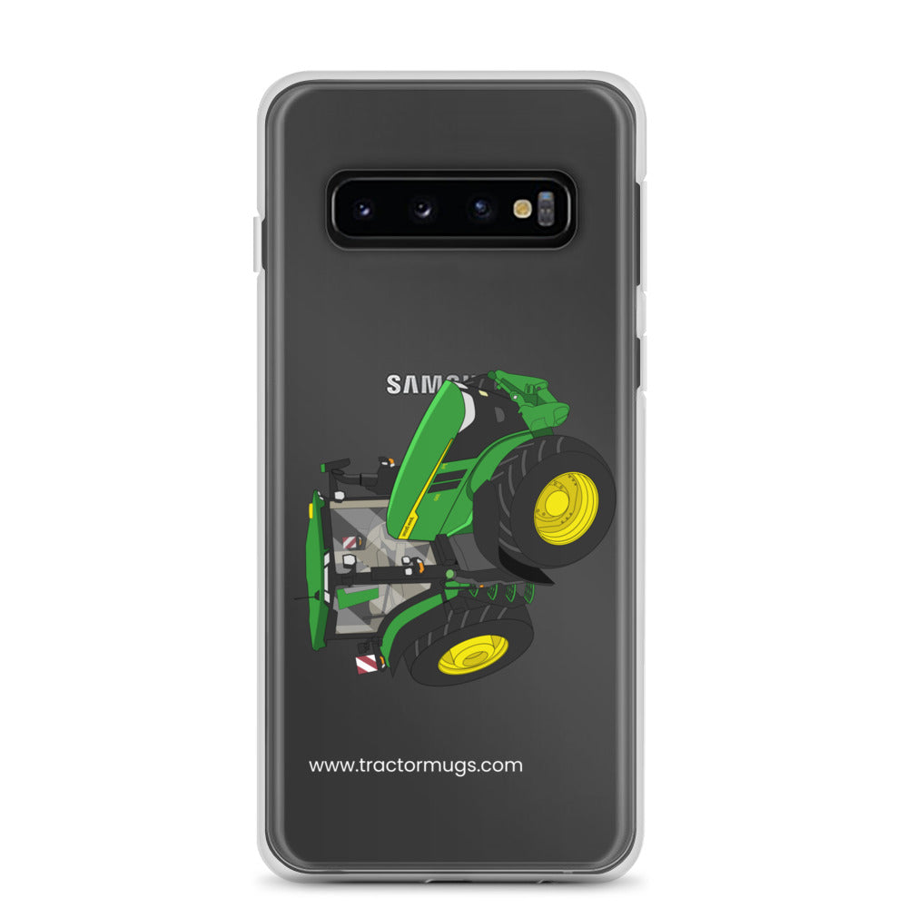 The Tractors Mugs Store Samsung Galaxy S10 John Deere 7R 350 auto powr Clear Case for SamsungĀ® Quality Farmers Merch