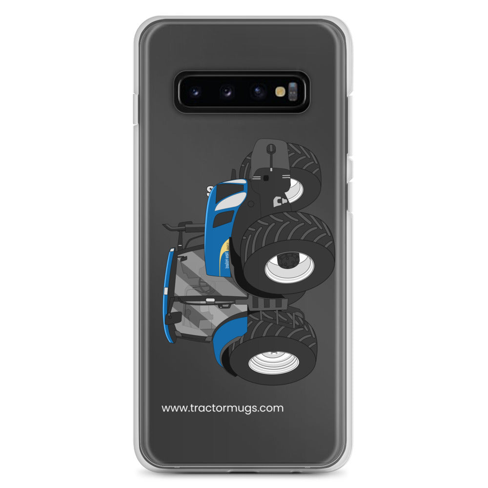 The Tractors Mugs Store Samsung Galaxy S10+ New Holland The 7040 -1 Clear Case for SamsungĀ® Quality Farmers Merch