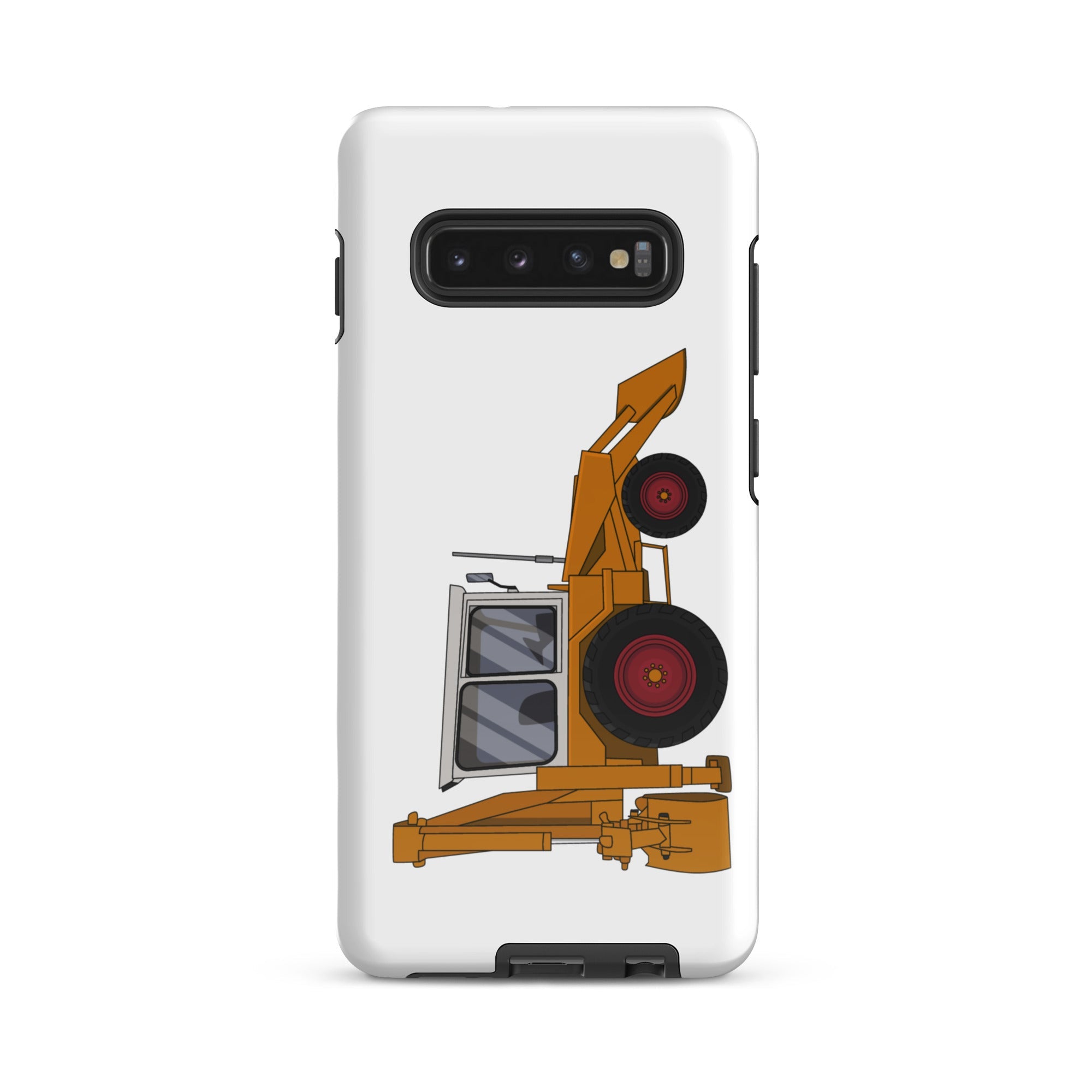 The Tractors Mugs Store Samsung Galaxy S10 Plus JCB 3C Tough case for SamsungĀ® Quality Farmers Merch