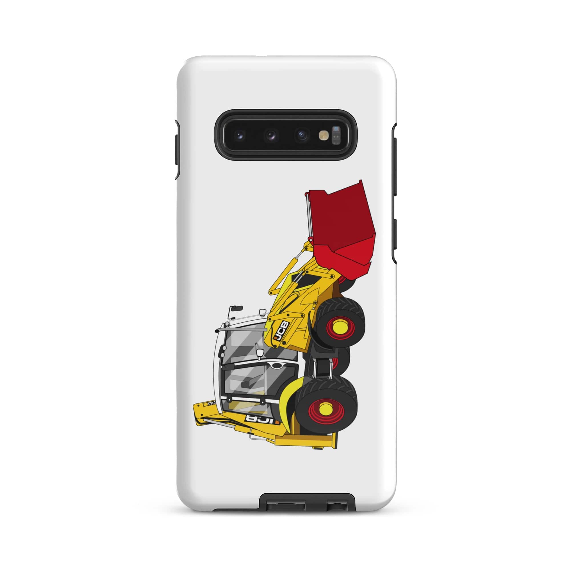The Tractors Mugs Store Samsung Galaxy S10 Plus JCB 3CX 70th Anniversary Edition Tough case for SamsungĀ® Quality Farmers Merch