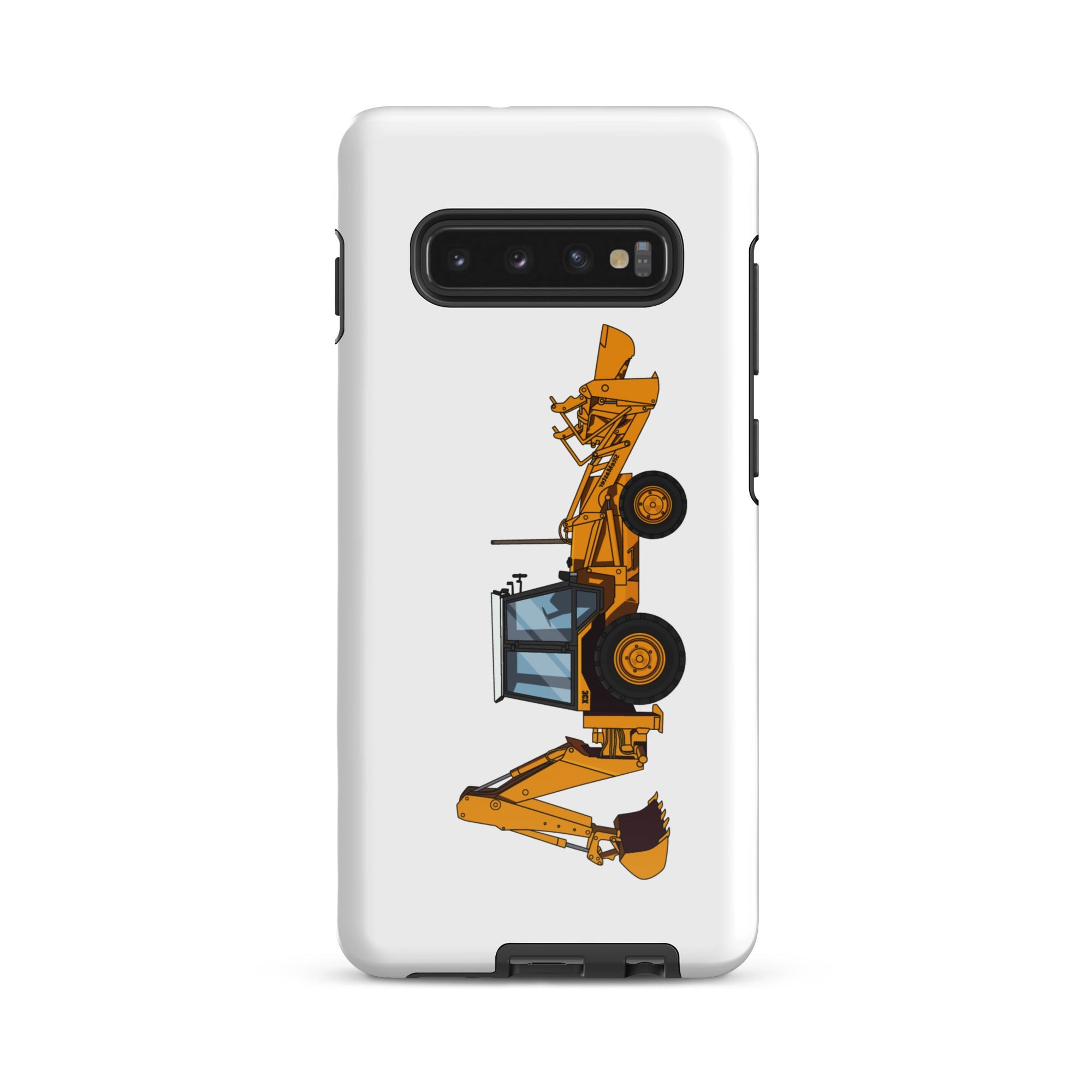 The Tractors Mugs Store Samsung Galaxy S10 Plus JCB 3CX Tough case for SamsungĀ® Quality Farmers Merch