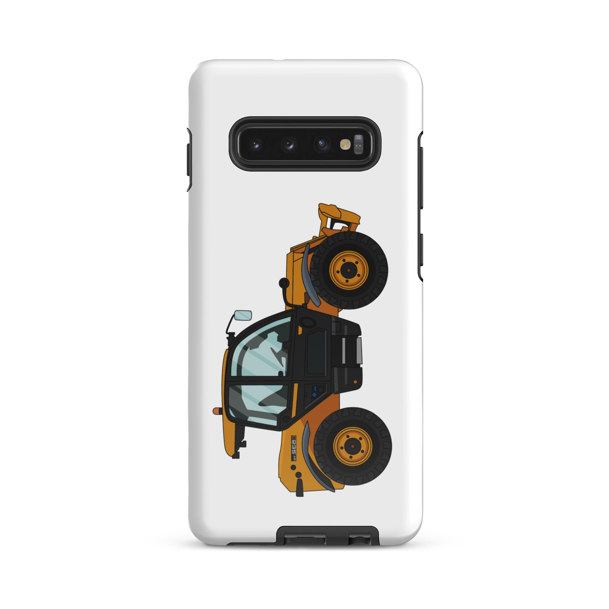 The Tractors Mugs Store Samsung Galaxy S10 Plus JCB 532-60 Tough case for SamsungĀ® Quality Farmers Merch