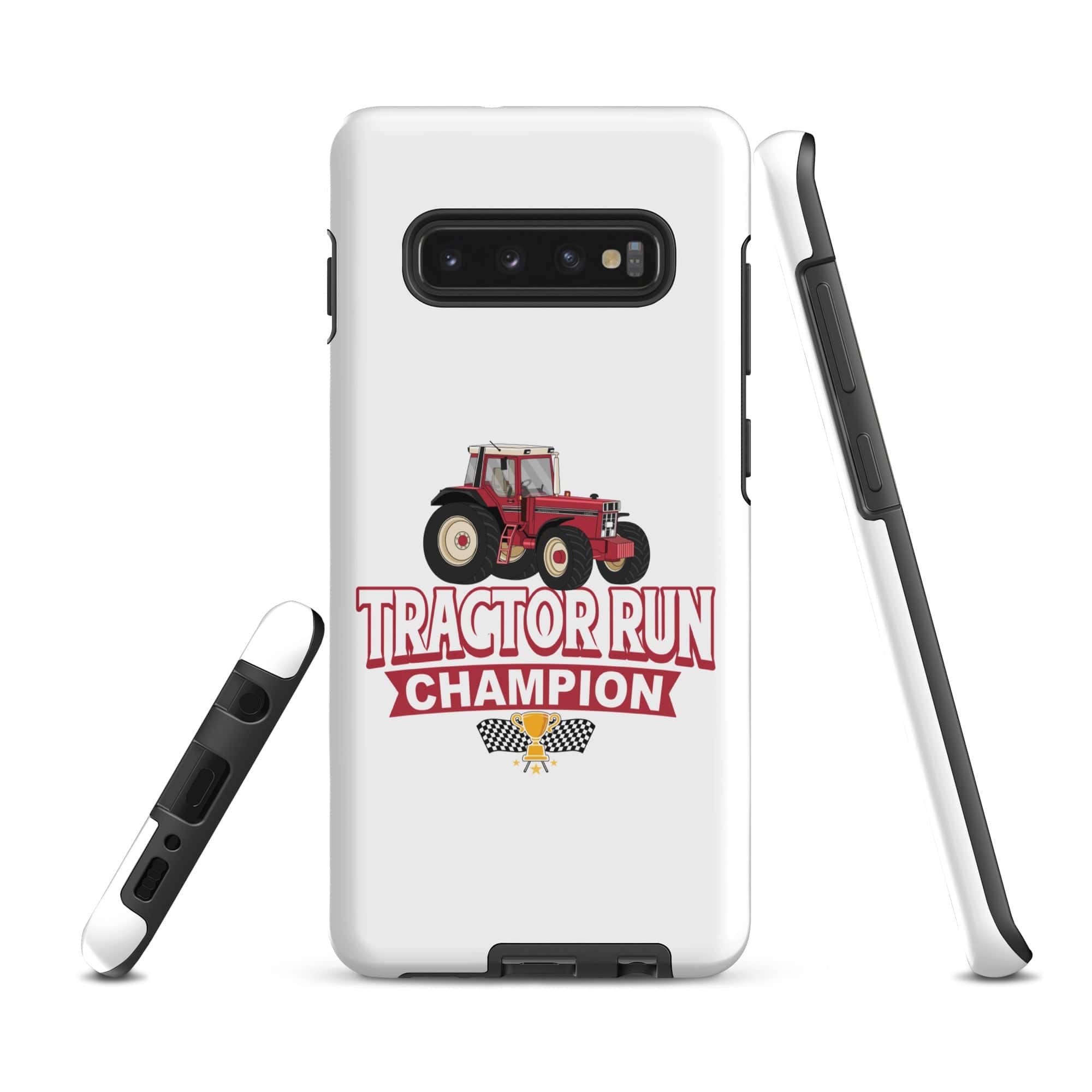 The Tractors Mugs Store Samsung Galaxy S10 Plus Tractor Run Champion Tough case for SamsungĀ® Quality Farmers Merch