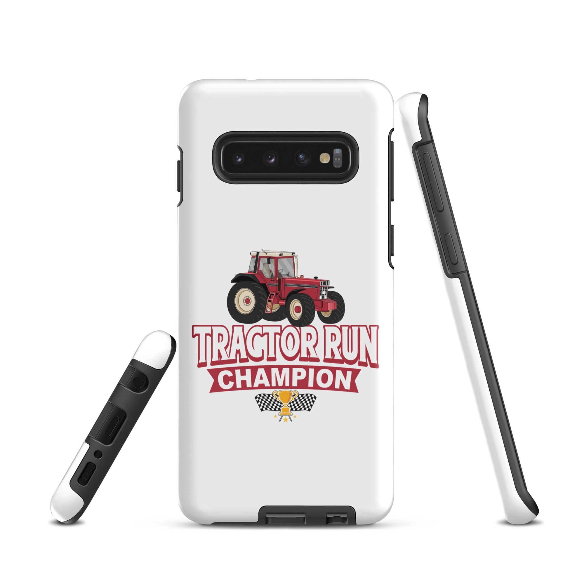 The Tractors Mugs Store Samsung Galaxy S10 Tractor Run Champion Tough case for SamsungĀ® Quality Farmers Merch