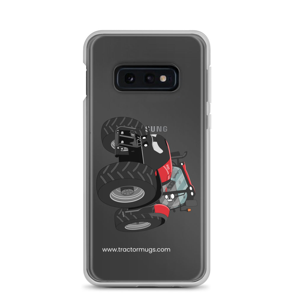 The Tractors Mugs Store Samsung Galaxy S10e Case IH Optum 300 CVX Clear Case for SamsungĀ® Quality Farmers Merch