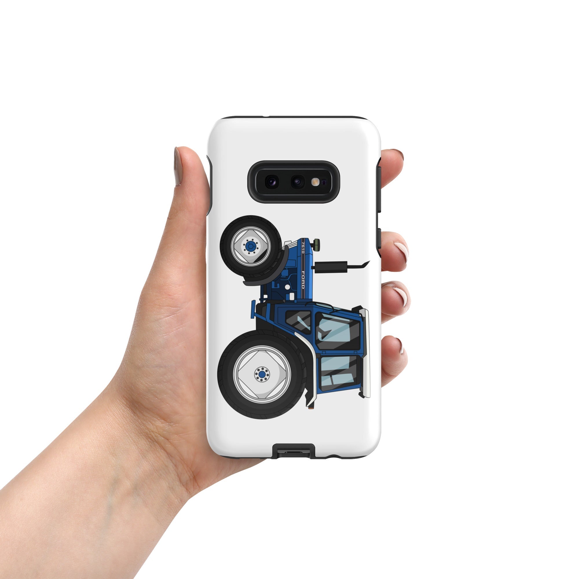 The Tractors Mugs Store Samsung Galaxy S10e Ford 7810 Tough case for SamsungĀ® Quality Farmers Merch
