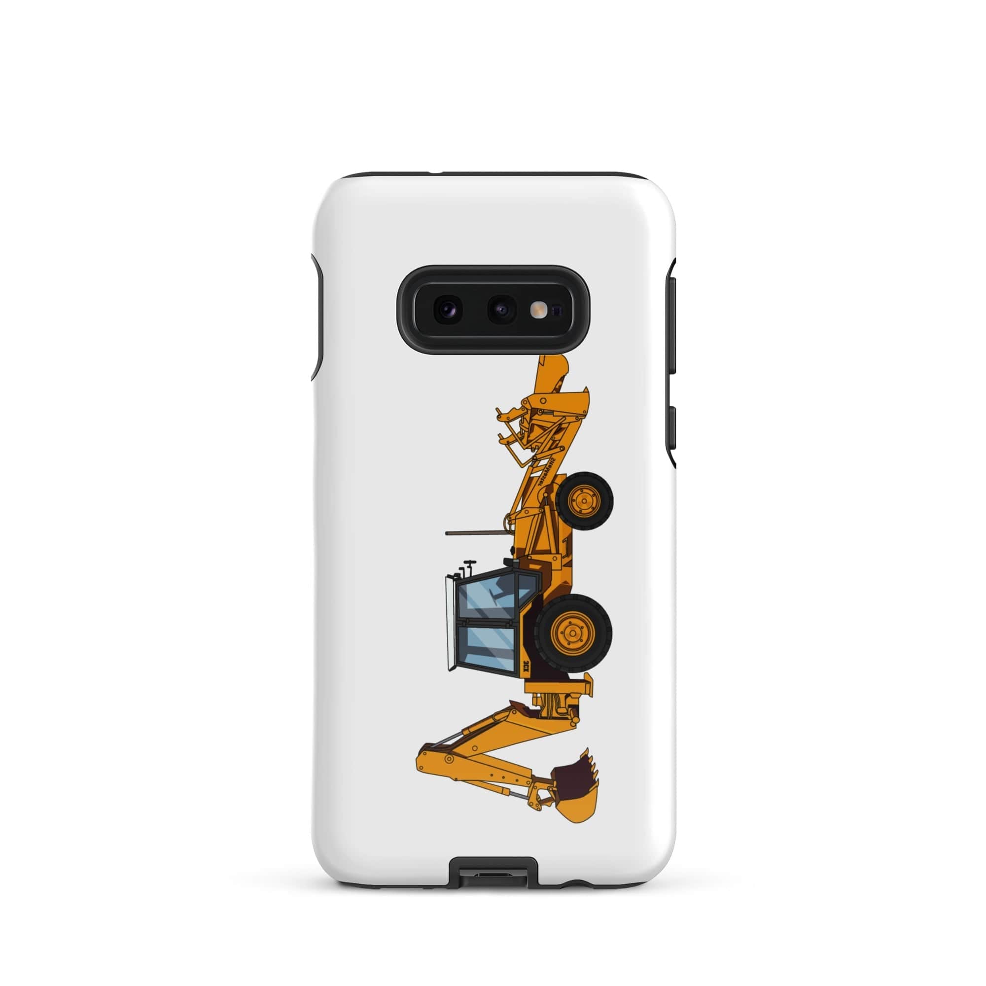 The Tractors Mugs Store Samsung Galaxy S10e JCB 3CX Tough case for SamsungĀ® Quality Farmers Merch
