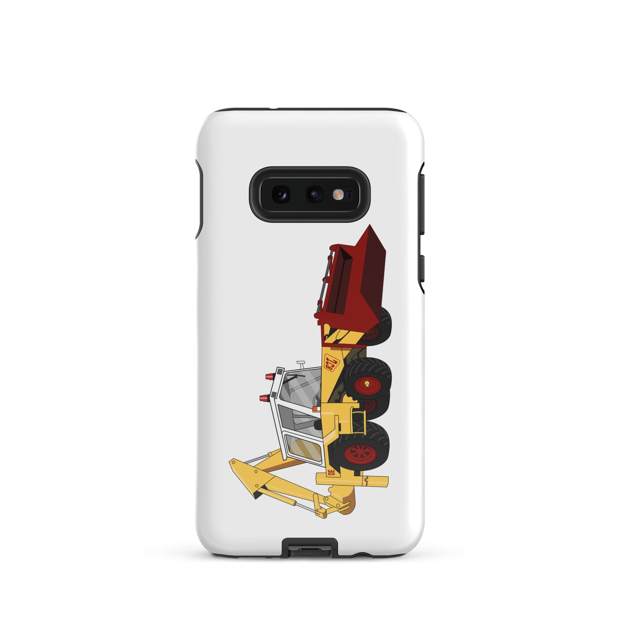 The Tractors Mugs Store Samsung Galaxy S10e JCB 3D (1975) Tough case for SamsungĀ® Quality Farmers Merch