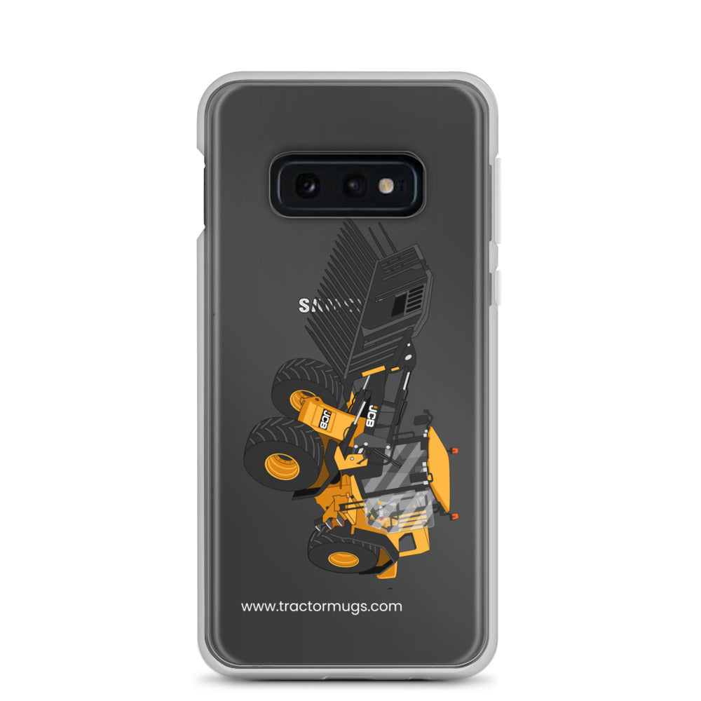 The Tractors Mugs Store Samsung Galaxy S10e JCB 435 S Farm Master Clear Case for SamsungĀ® Quality Farmers Merch