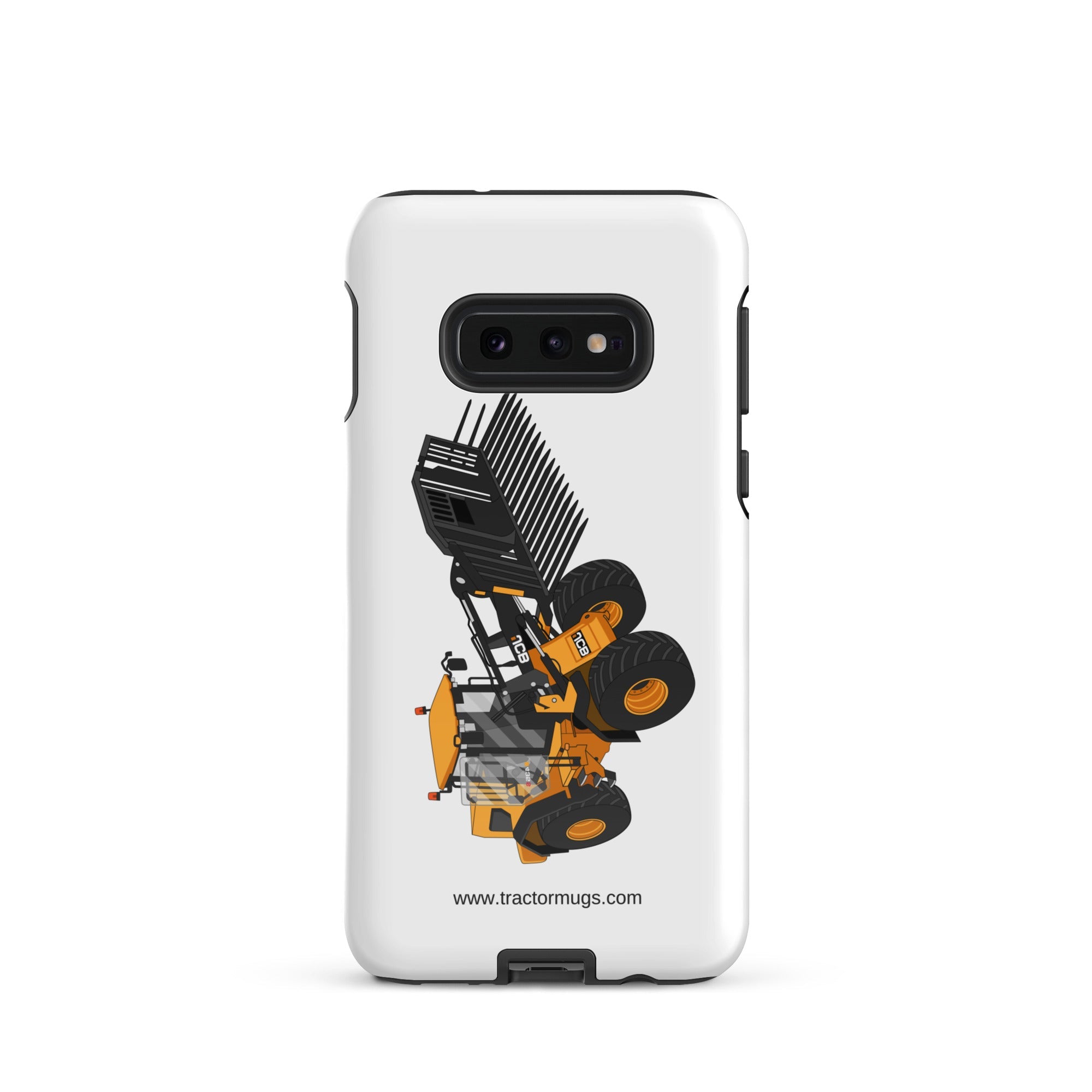 The Tractors Mugs Store Samsung Galaxy S10e JCB 435 S Farm Master Tough case for SamsungĀ® Quality Farmers Merch