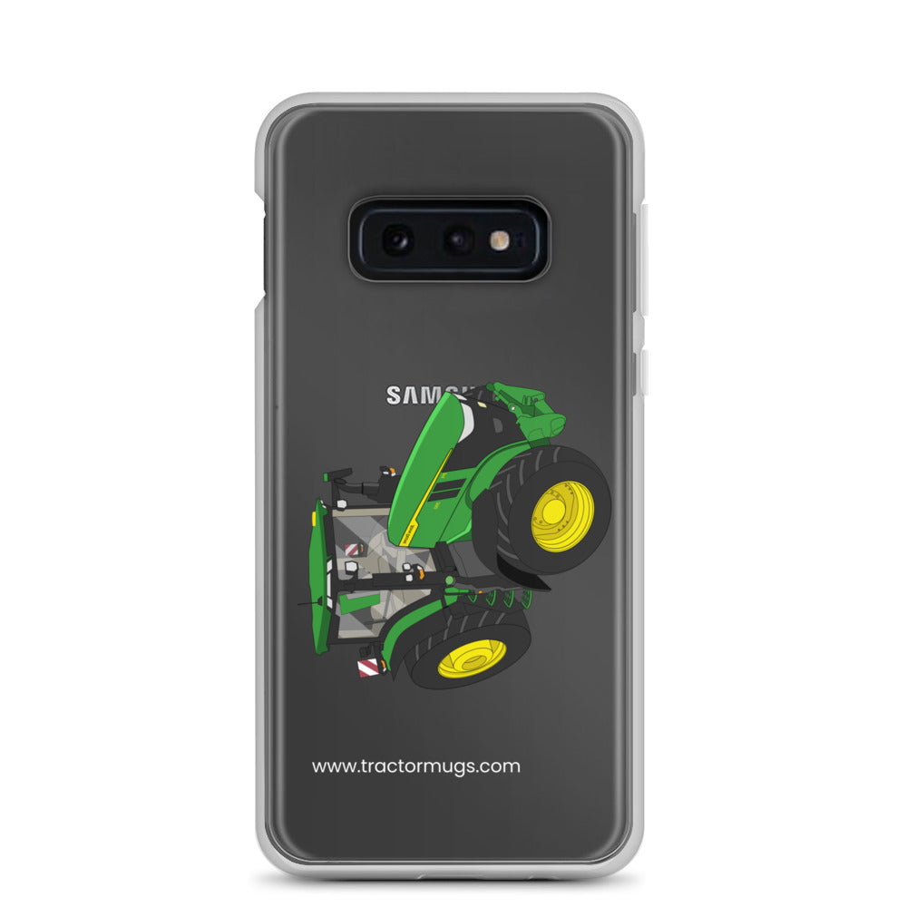 The Tractors Mugs Store Samsung Galaxy S10e John Deere 7R 350 auto powr Clear Case for SamsungĀ® Quality Farmers Merch