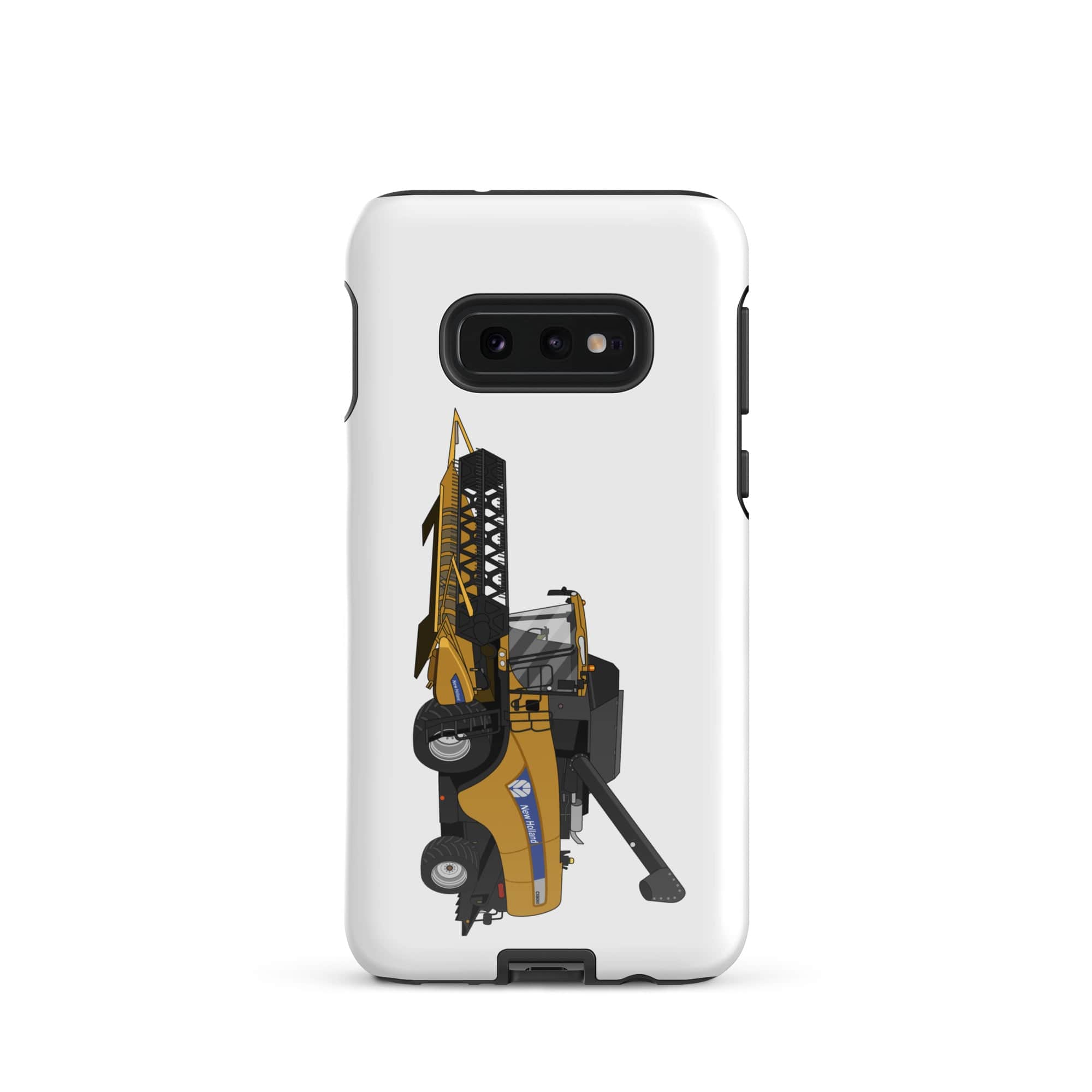 The Tractors Mugs Store Samsung Galaxy S10e New Holland CX 8060 Combine Harvester Tough case for SamsungĀ® Quality Farmers Merch