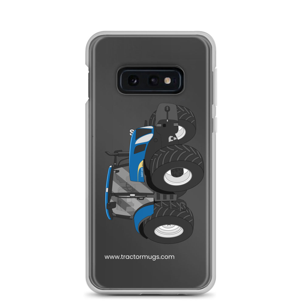 The Tractors Mugs Store Samsung Galaxy S10e New Holland The 7040 -1 Clear Case for SamsungĀ® Quality Farmers Merch